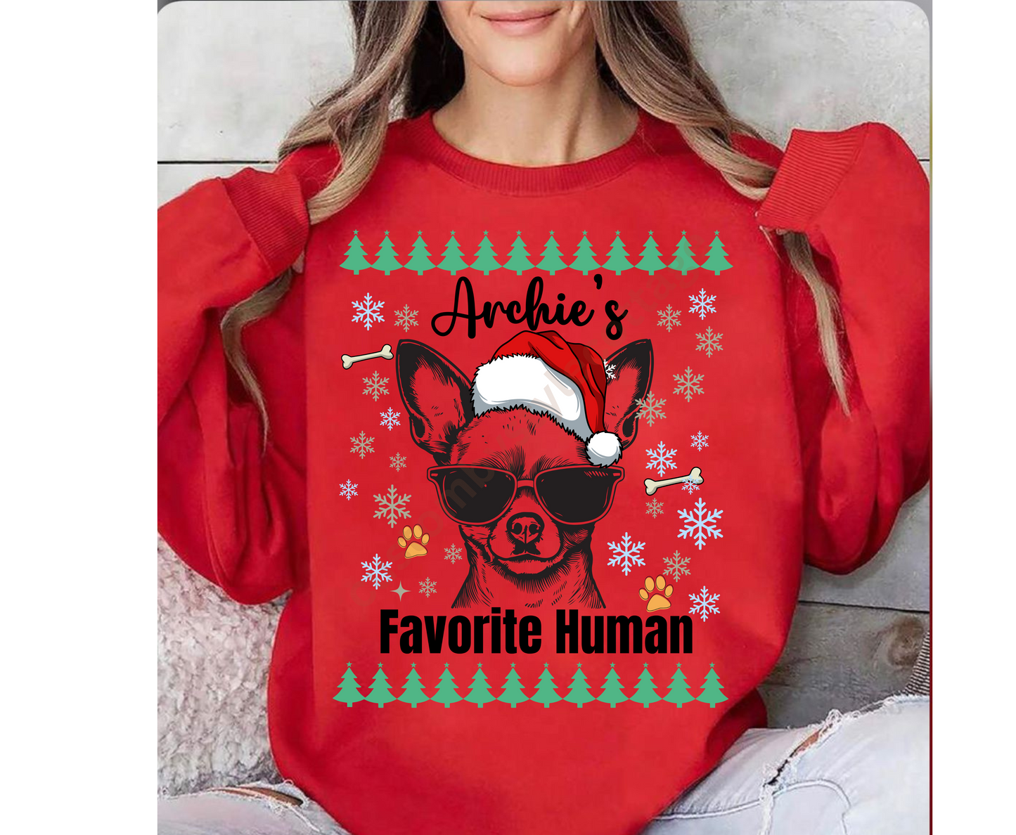 Trendy Custom Chihuahua Christmas Themed Shirt Personalized gifts for Men Women