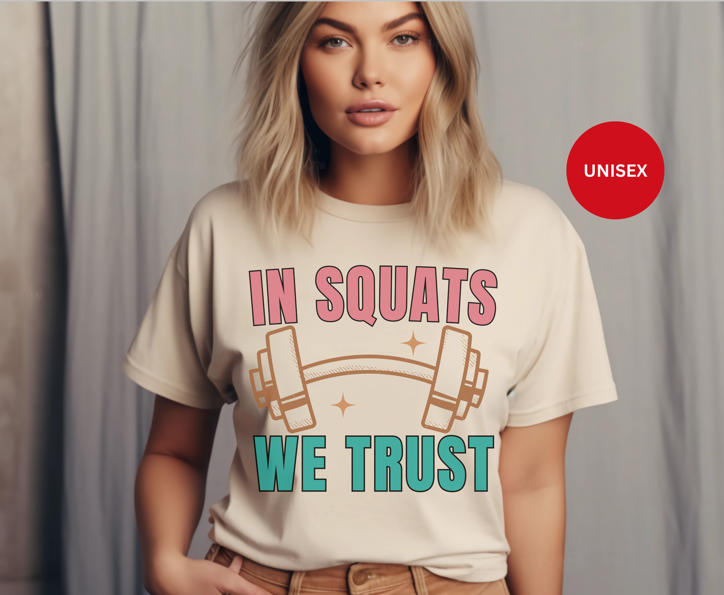 Funny gym Shirt In Squats we trust | Workout Pump Cover for Men Women Gym Tshirt Hoodie