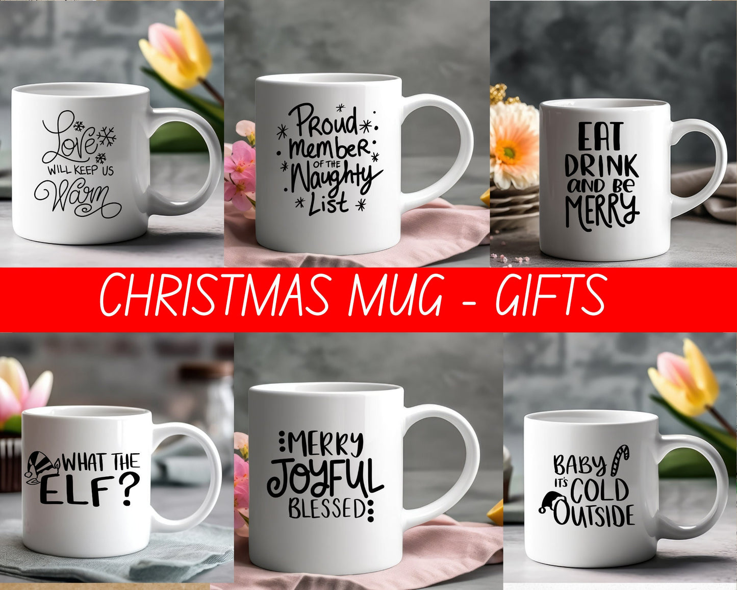 Funny Christmas Mug for loved ones, hot chocolate mug Holiday Season mug for men women Coffee Lover gift for xmas mom dad gifts