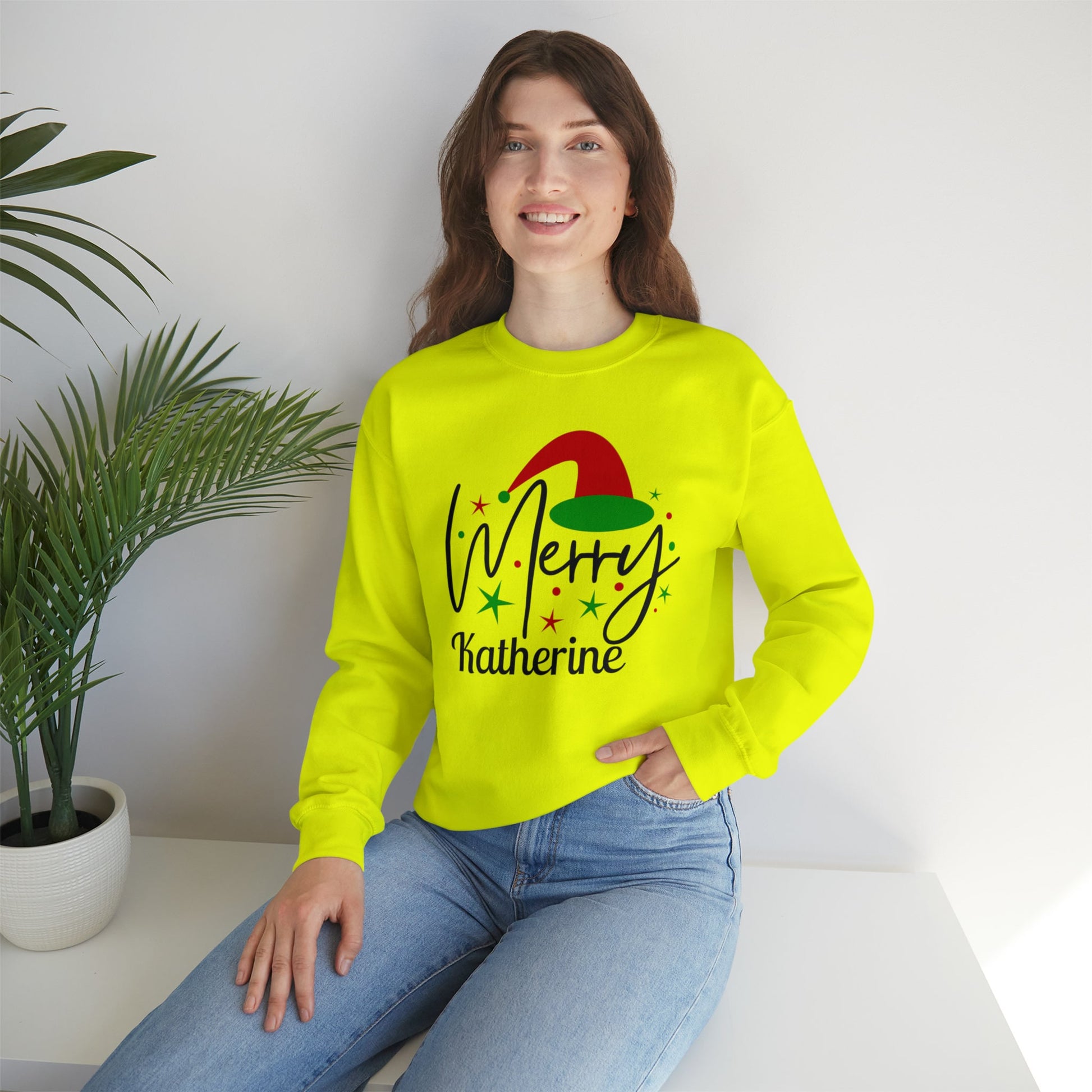 Personalised Christmas Jumper for Adults and Kids, For school Christmas Party, for family Christmas Party, Colorful Christmas Jumper