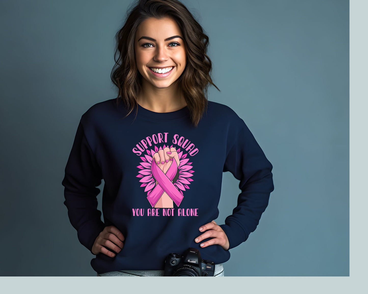 Breast Cancer Support Squad T Shirt, Cancer Awareness T-shirt Custom Team Cancer Tshirt Cancer Support Family Shirt Awareness Gift Shirts