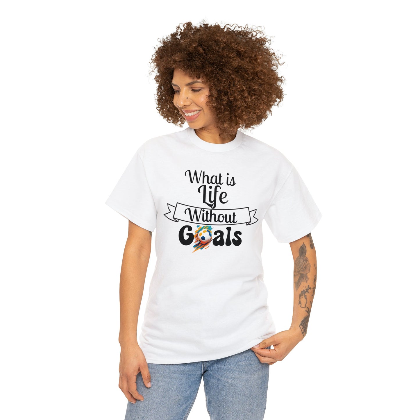 Classic fit tshirt, Whats Life without goals, Setting goals Shirt, Football Shirt for him, football Tees, Football Sweatshirt, funny football shirt, Father&#39;s day gift, for men, for women, I love football shirt,  women&#39;s world cup 2023.