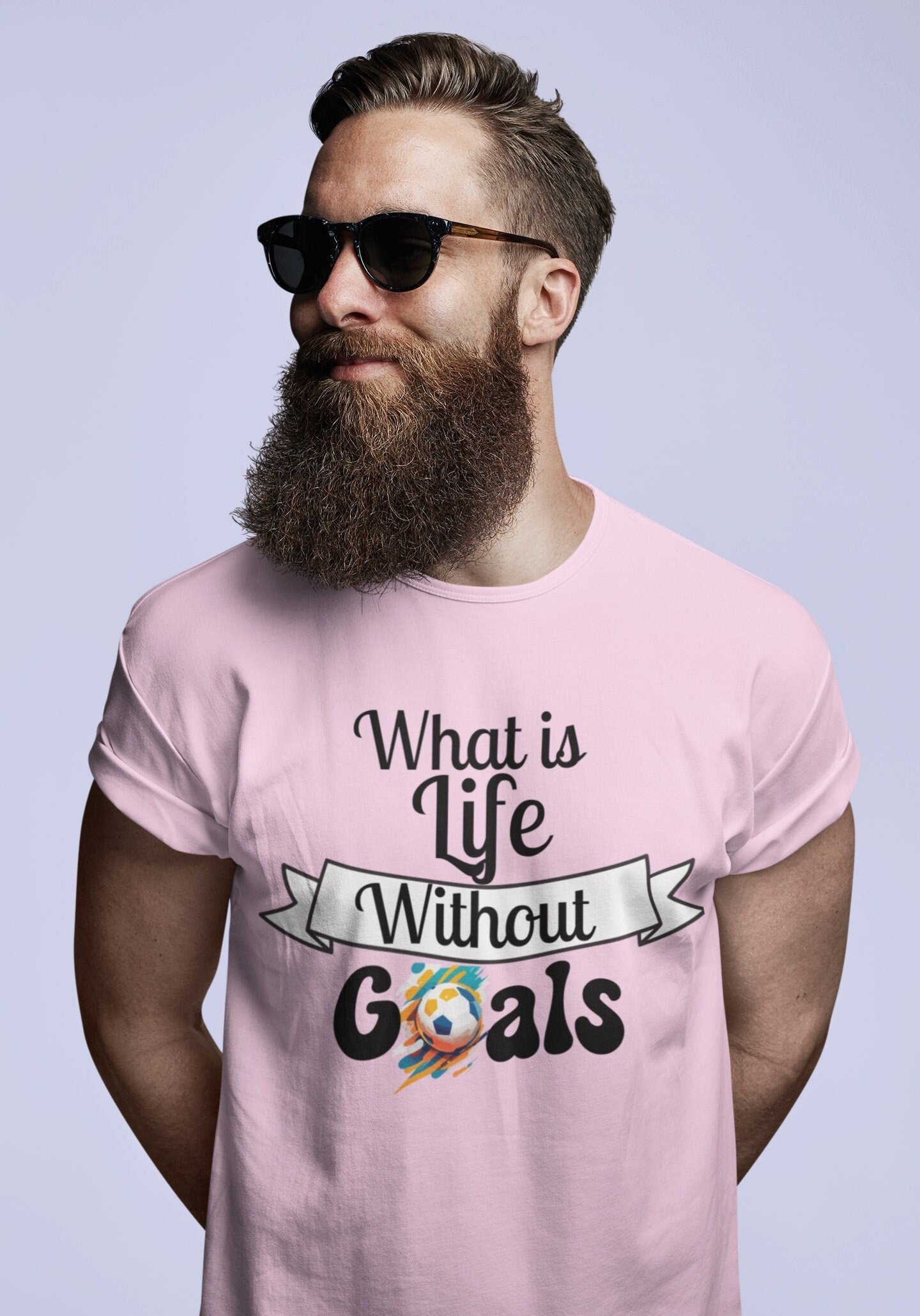 Classic fit tshirt, Whats Life without goals, Setting goals Shirt, Football Shirt for him, football Tees, Football Sweatshirt, funny football shirt, Father&#39;s day gift, for men, for women, I love football shirt.