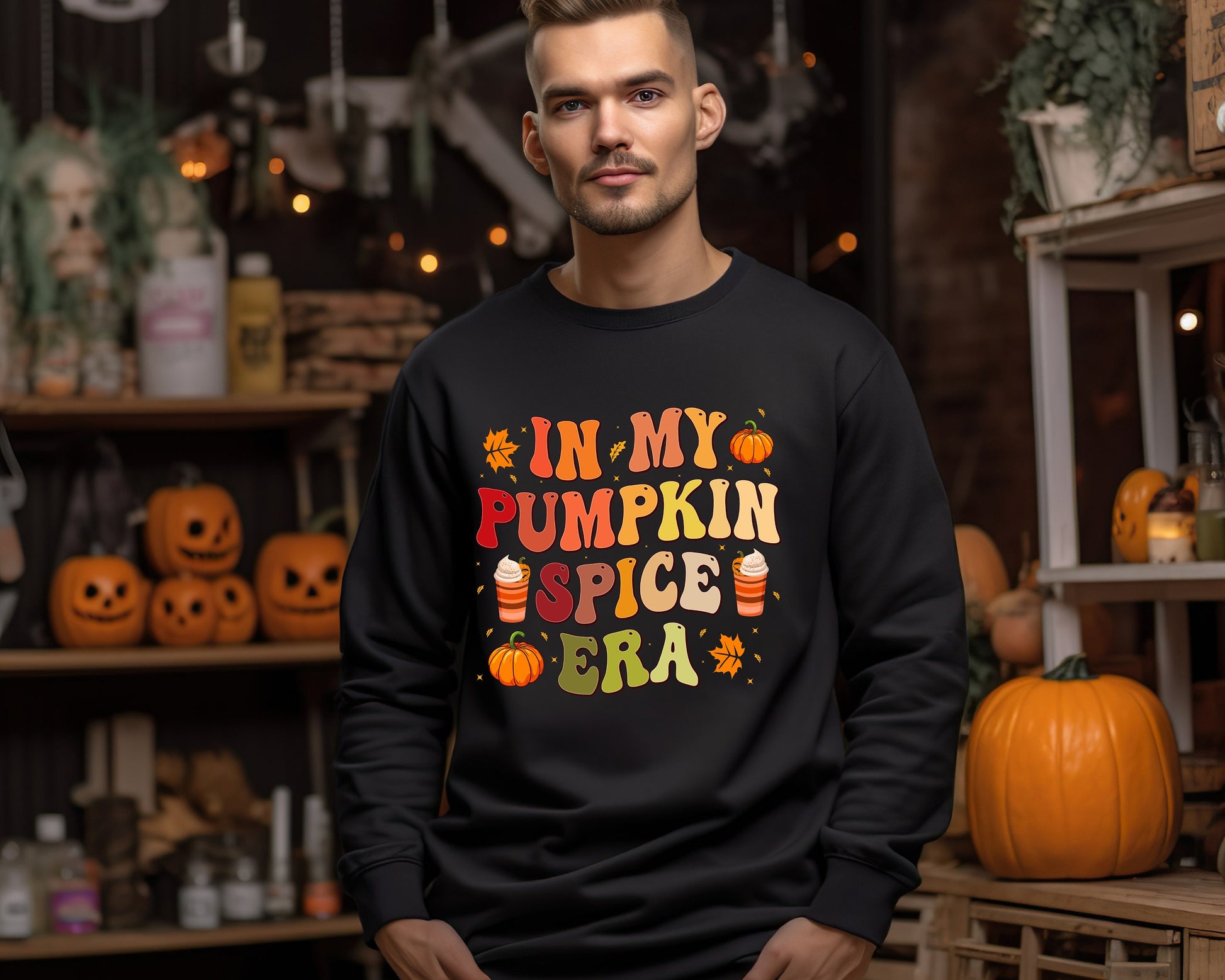 Unisex Halloween Sweatshirt, Era Tour, Pumpkin Spice shirt, Halloween shirt, Halloween, for men, for women