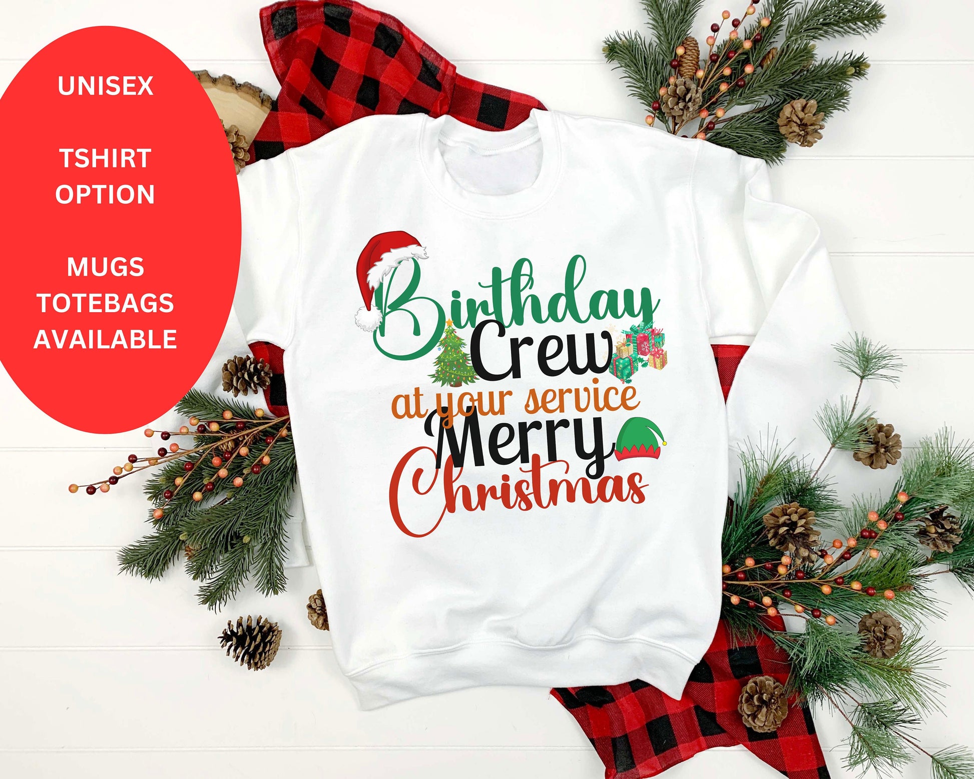 Christmas Birthday Shirts, White Christmas Shirt, Birthday gifts, for men, for women, for kids for adult, him, her, 25th december birthday gift, christmas gift, family matching outfit