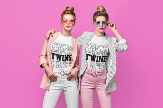 Twin Shirts, Best friend shirts, trendy crewneck shirt, white shirt, Tshirt Sweater Sweatshirt, classic fit