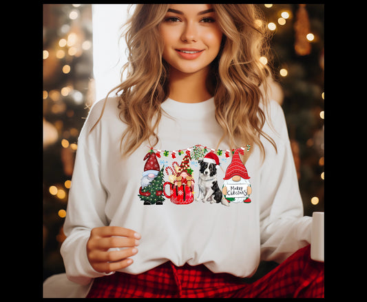 Dog Mom Christmas gifts white sweatshirt, dog dad christmas, border collie, halloween shirt for men for women, christmas shirt forhim for her, family christmas gifts, white christmas shirt, i love dog shirt, hot chocolate family sweater