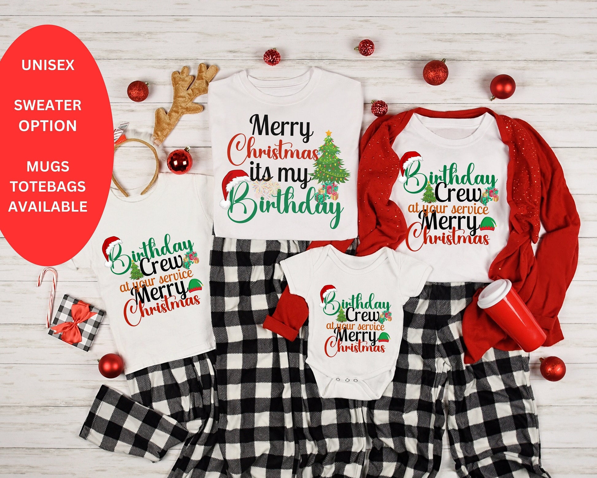 Mum and baby Christmas shirt, dad and baby christmas Shirt