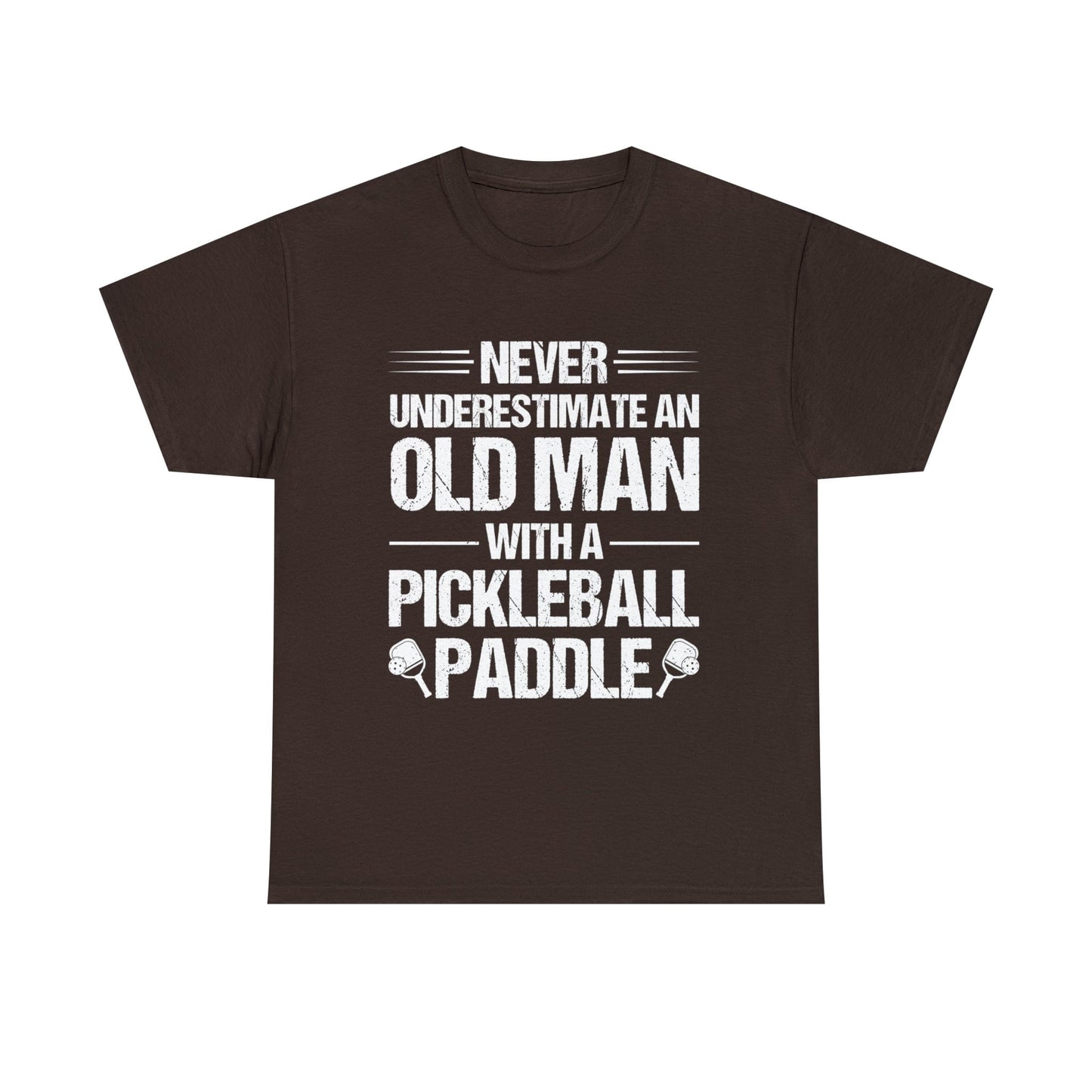 Vintage Funny Pickleball Paddle Tshirt - Perfect Christmas or Birthday Gift for Biker DadHusband - Unique and Witty