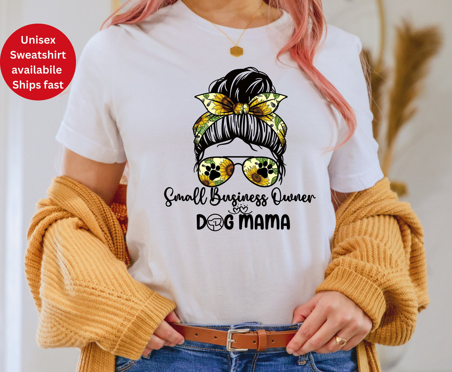 Dog mama small business owner shirts, dog mom tshirt sweatshirt hoodie, crewneck sweatshirt for dog mom gym gifts gym shirts