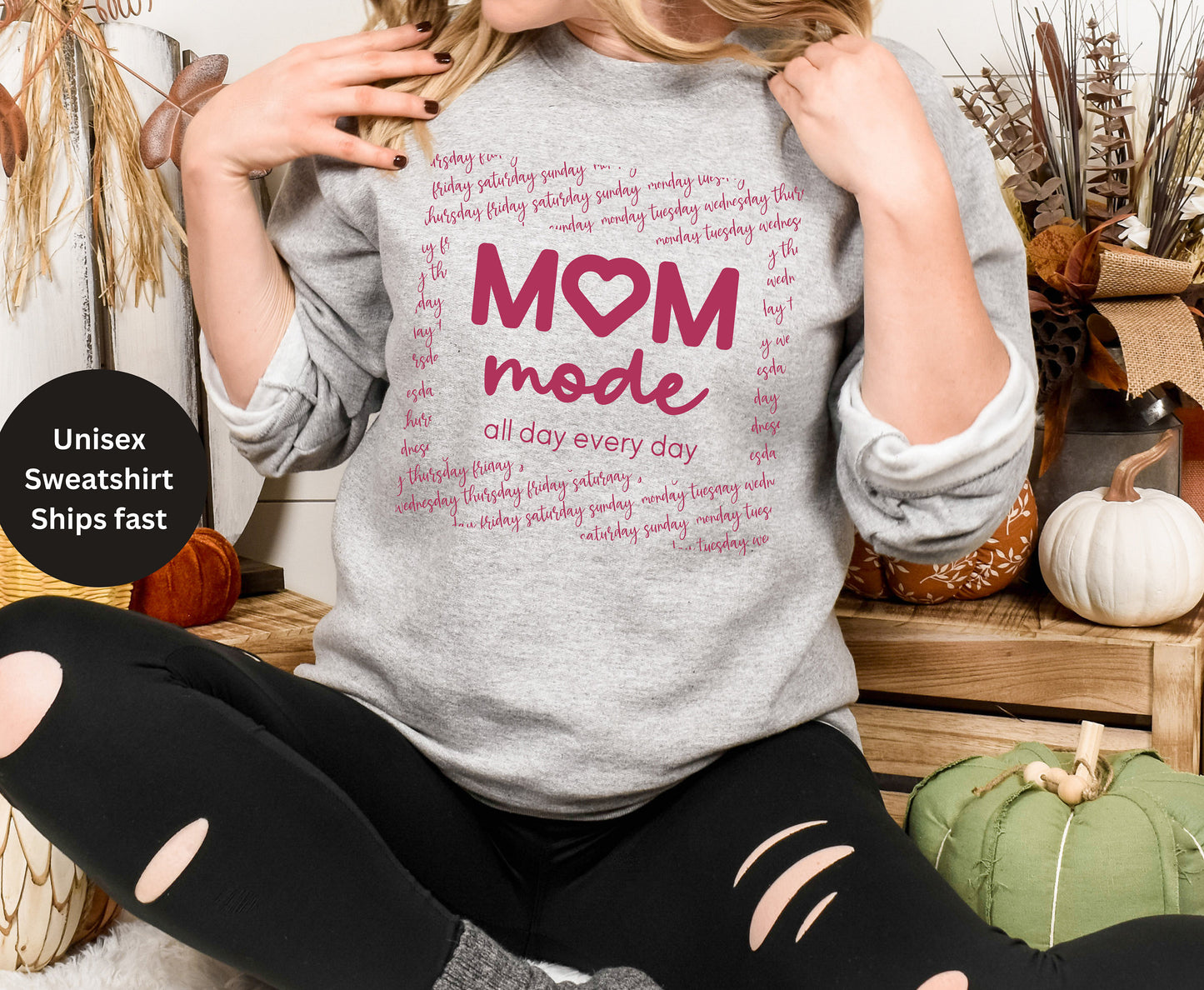 Mom mode mom vibes shirts, crewneck winter sweatshirt for mother appreciation, gifts for her, i love mom gifts tshirt sweatshirt hoodie