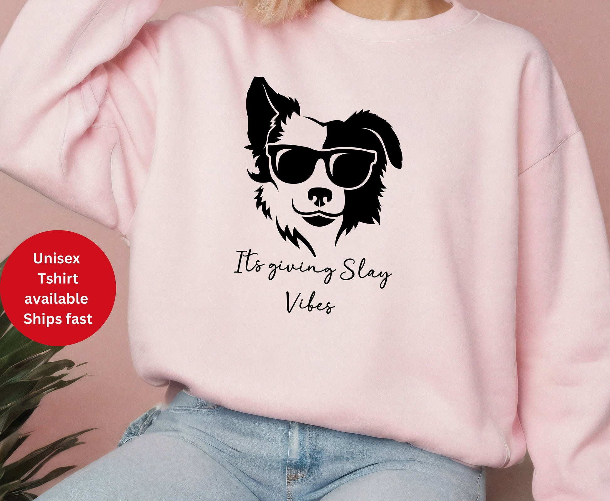 Dog mom dog dad dog mama tshirts sweatshirt sweater cocker spaniel its giving slay vibes shirts, for her for him gift for men for women