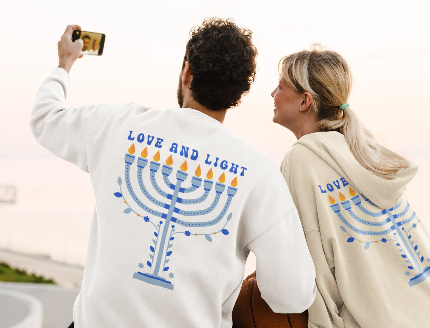 Hanukkah Family Matching Tshirt Sweatshirt Hoodie - Jewish Party Chanukah Gifts - Unisex