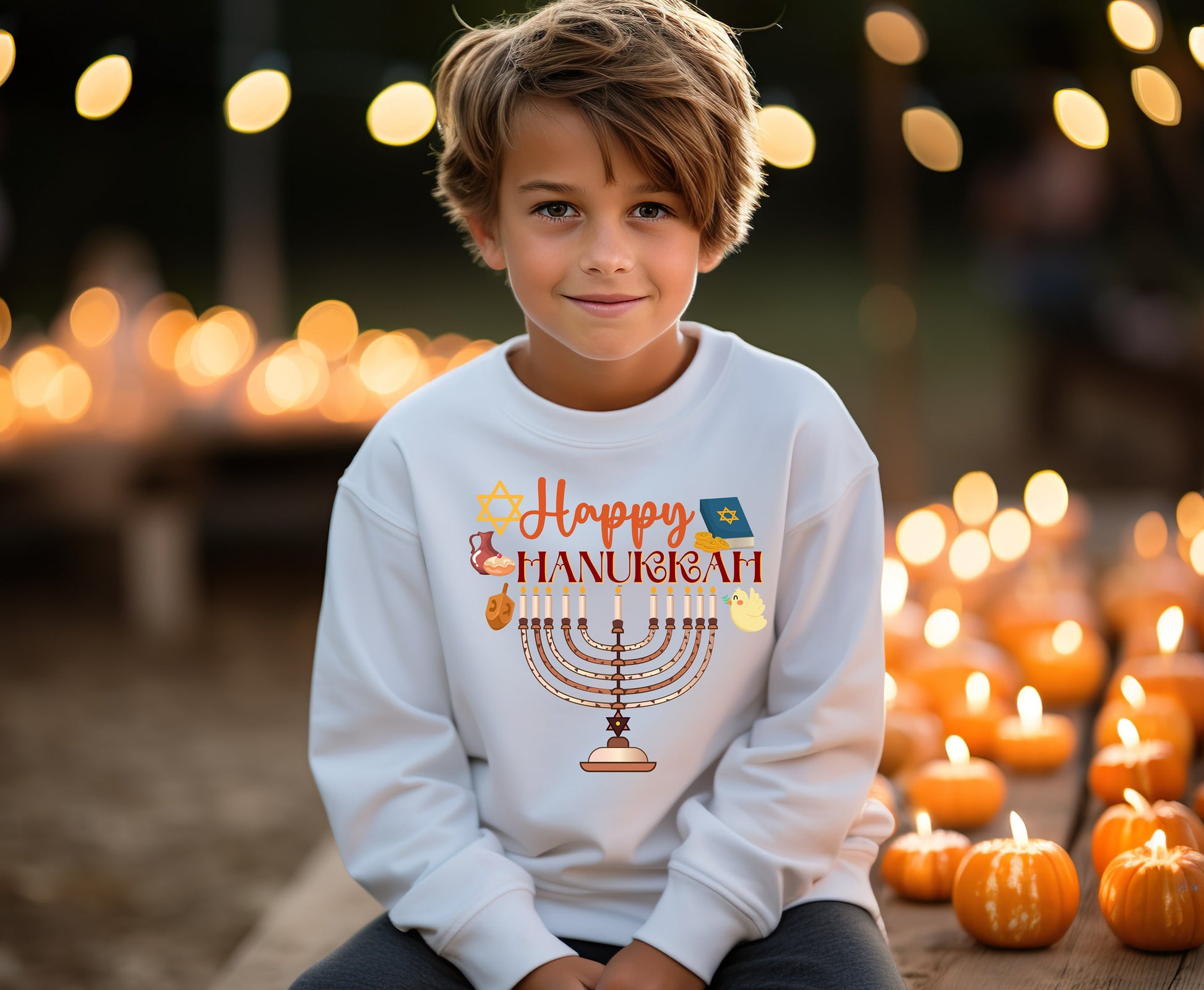 Unisex Family matching chanukkah sweatshirt Hannukah gifts for men for women Couple hanukkah