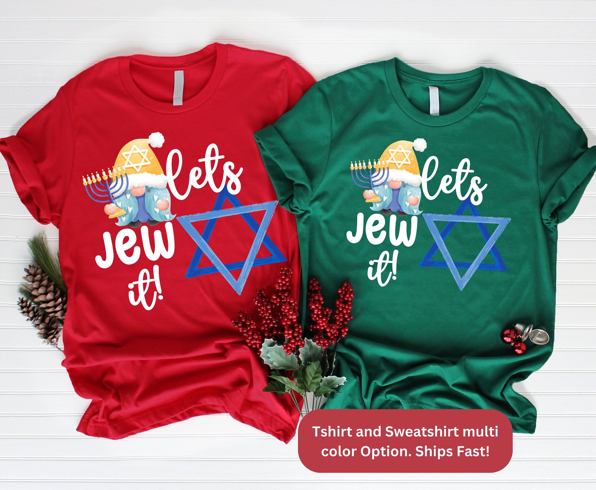 Hanukkah Chanukkah Sweatshirt tshirt Hoodie for men for women for boys for girls him her jew it