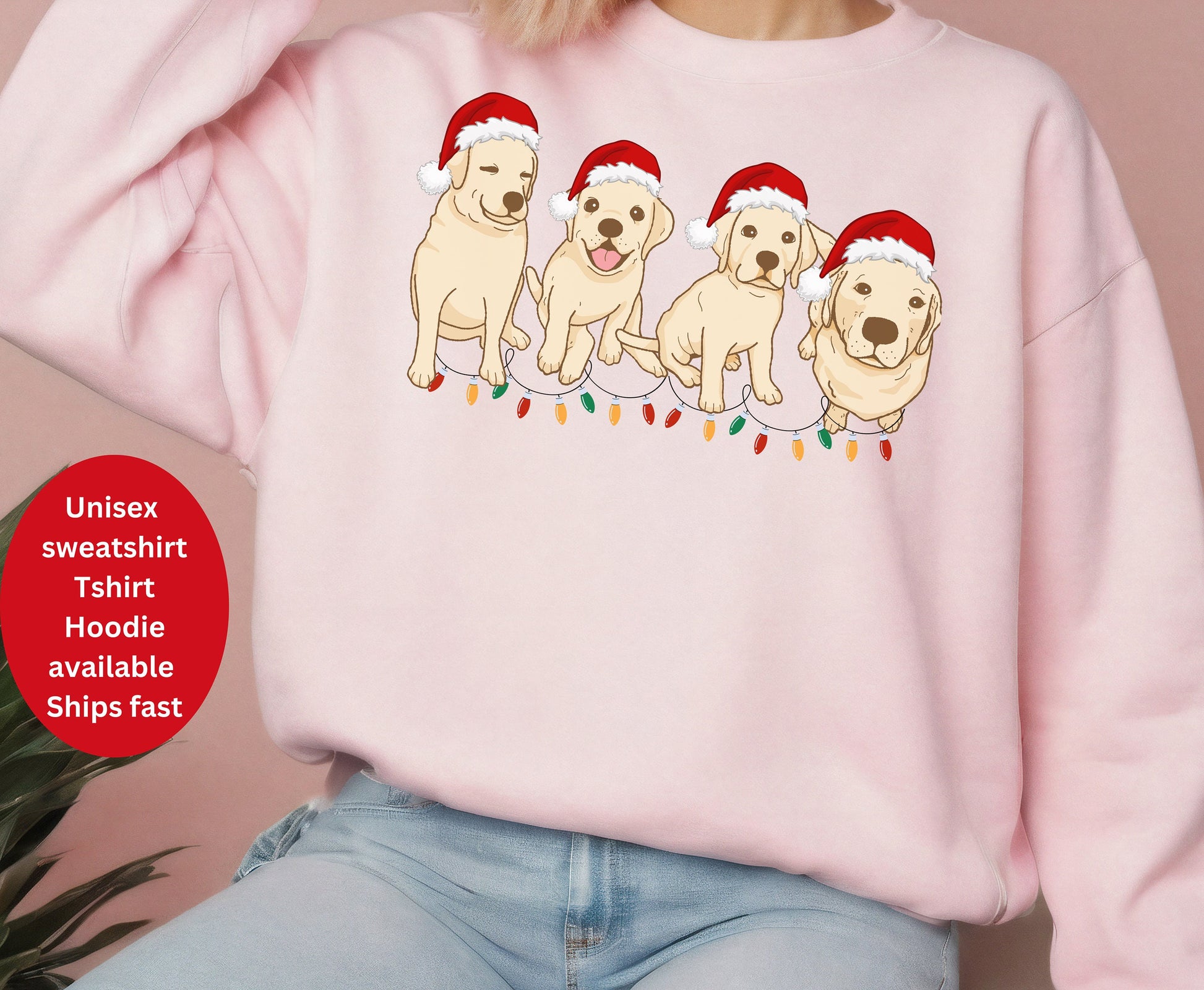 Cute dogmas labrador retriever christmas tree top shirts, gifts for dog owners, dog mom, dog dad, dog mama, dog mum, dog dad gifts, gifts for dog owners, animal lover gifts, winter crewneck sweatshirt sweater jumper for men for women xmas sweatshirt