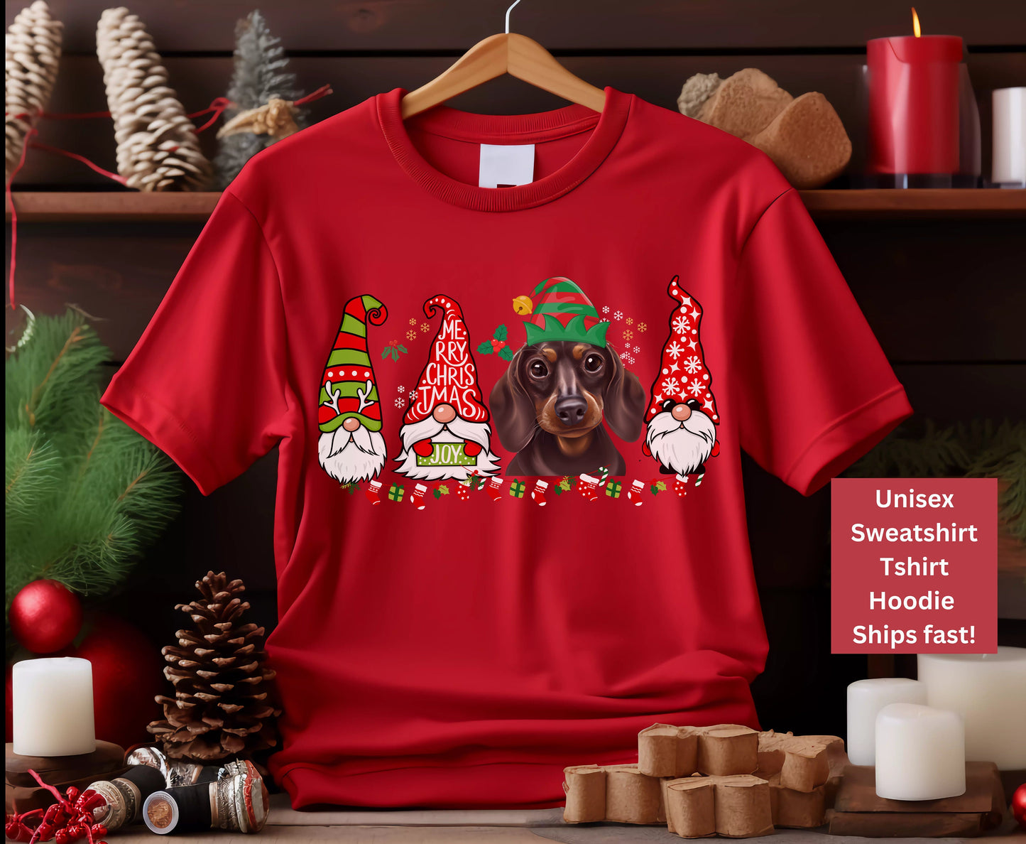 Colorful christmas top for dog owner, dog lover dog mom dog dad shirts gifts for xmas winter crewneck for men for women