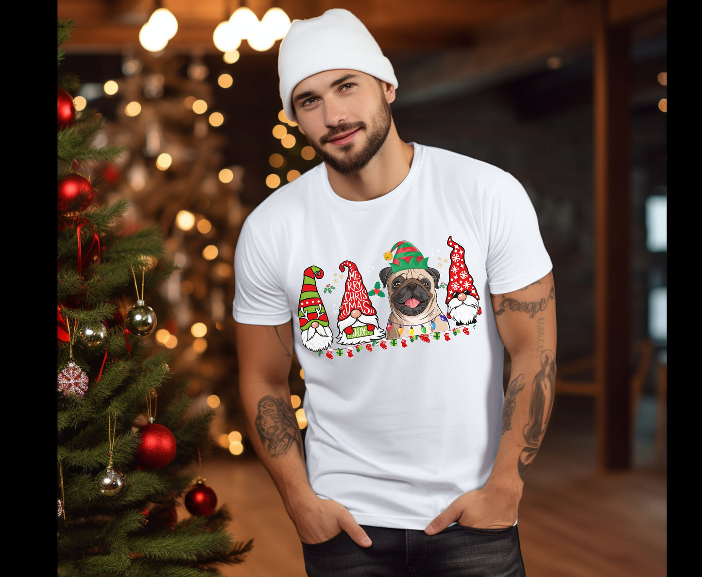 Colorful christmas top for dog owner, dog lover dog mom dog dad shirts gifts for xmas winter crewneck for men for women