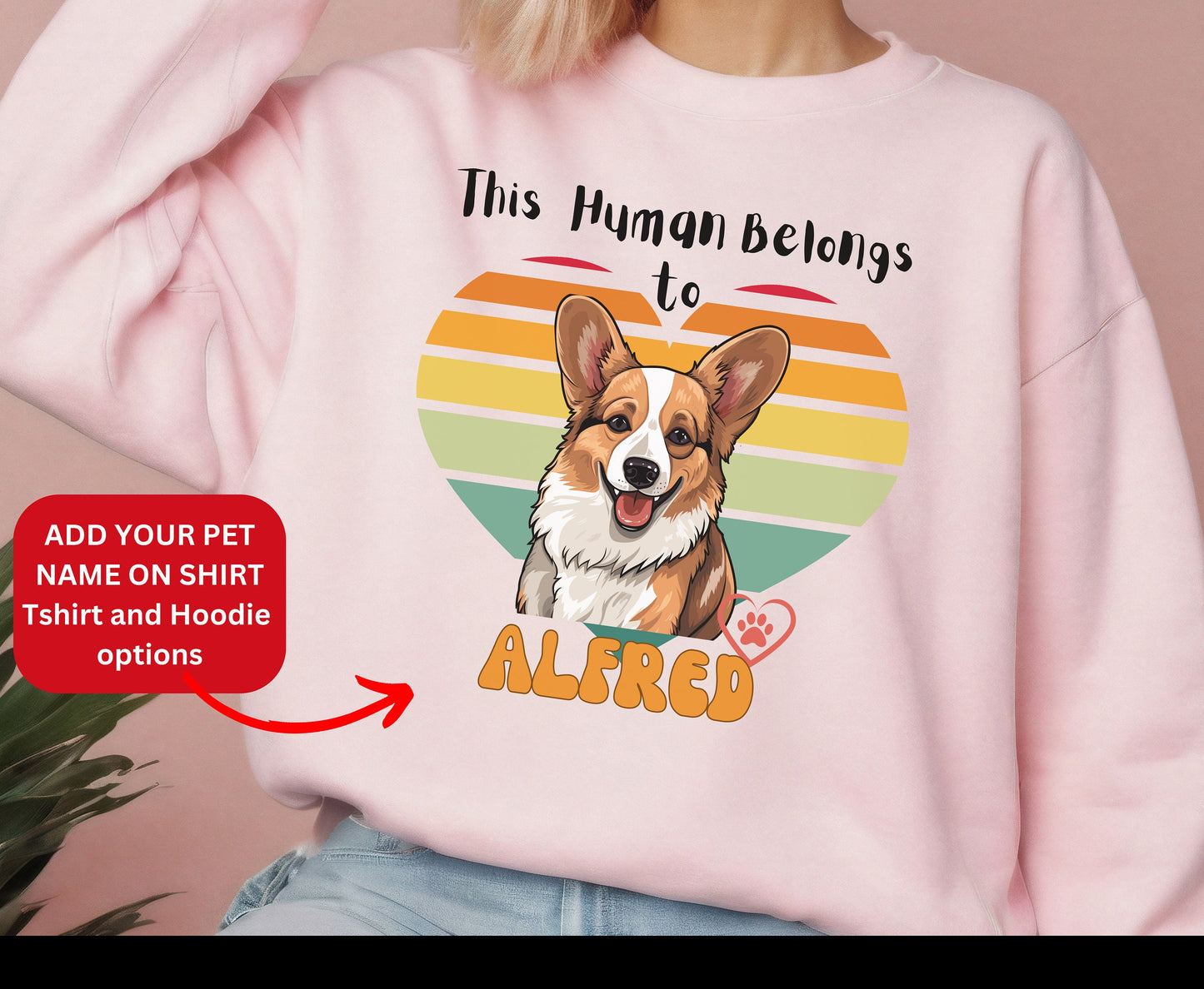 Unisex winter crewneck shirt for men women corgi owner corgi lover shirt for men women