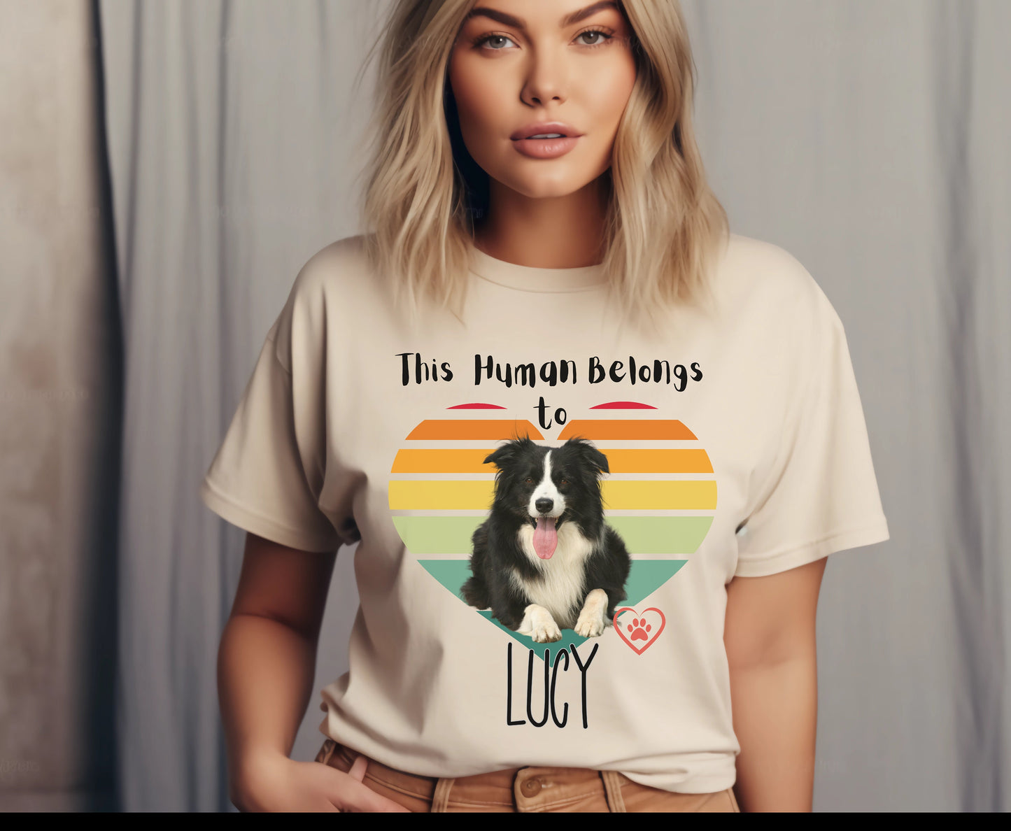 Personalized Border Collie Shirt for Dog Mom Dog Dad to Custom Pet Owner sweatshirt for Men Women Funny Border Collie lover Tshirt hoodie