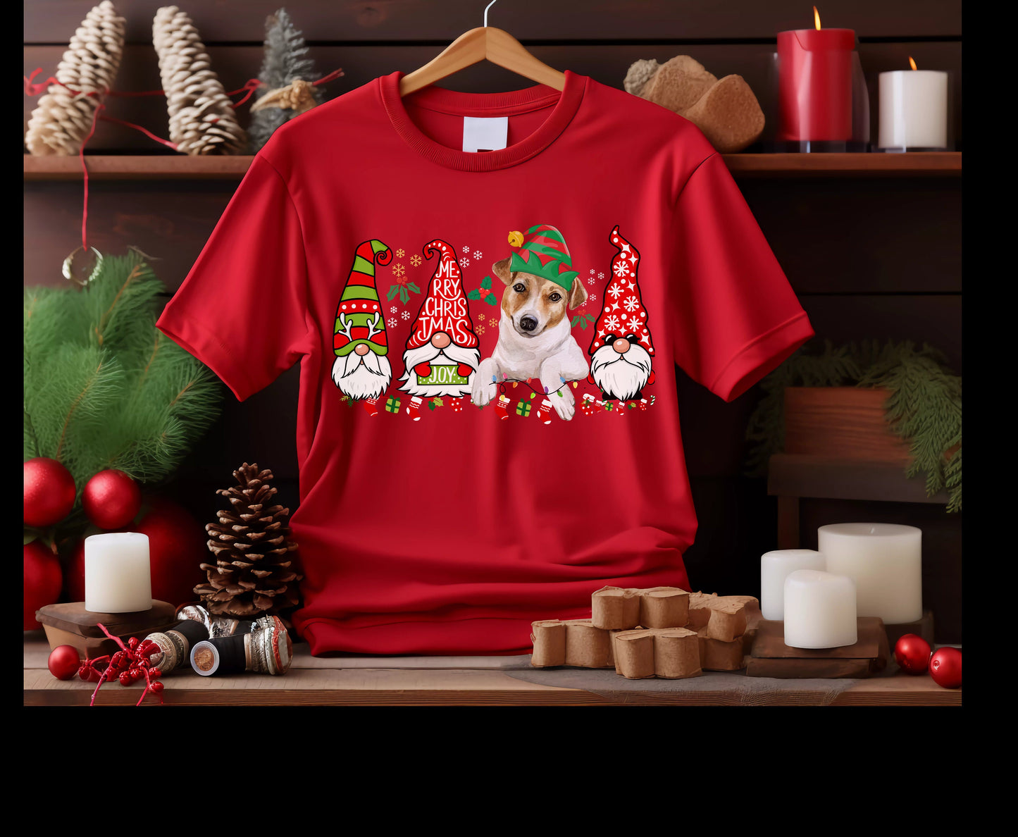 Funny Dog Christmas Xmas joy gifts jack russell terrier sweatshirt tshirt hoodie for mom dad him her gifts trendy colorful xmas shirt