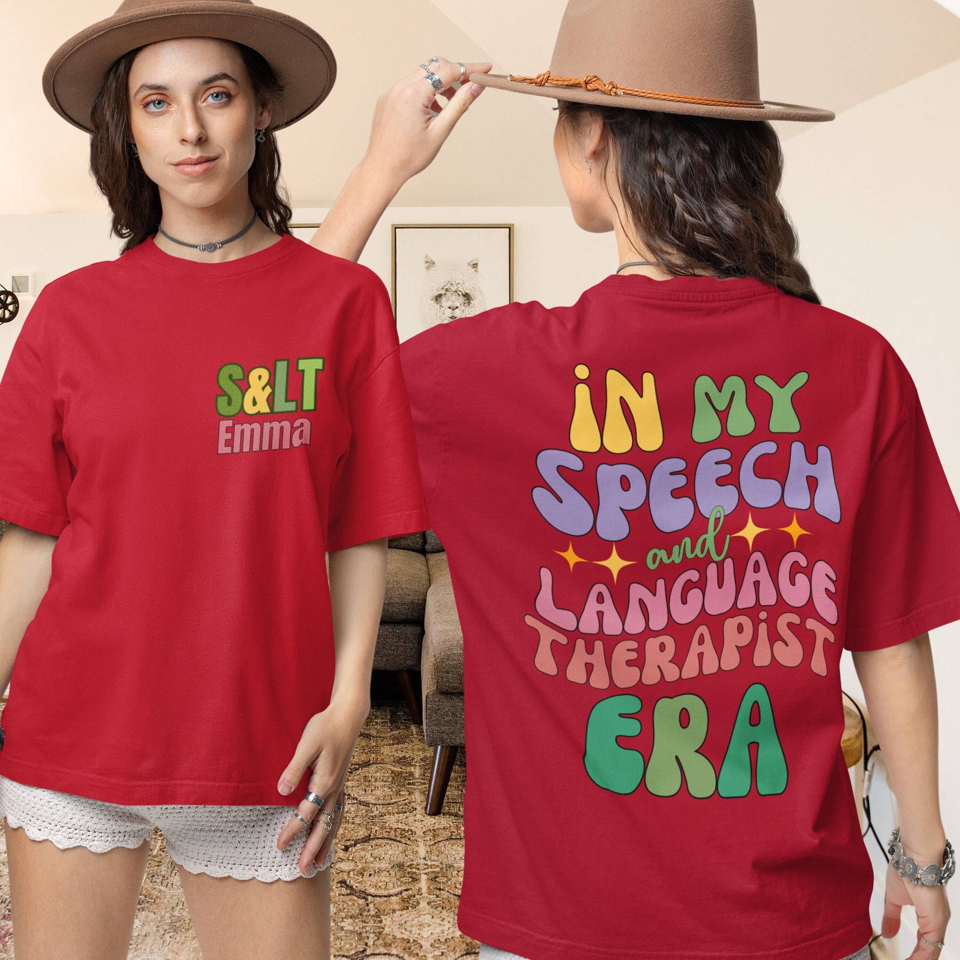 Speech and language therapist shirt for men women