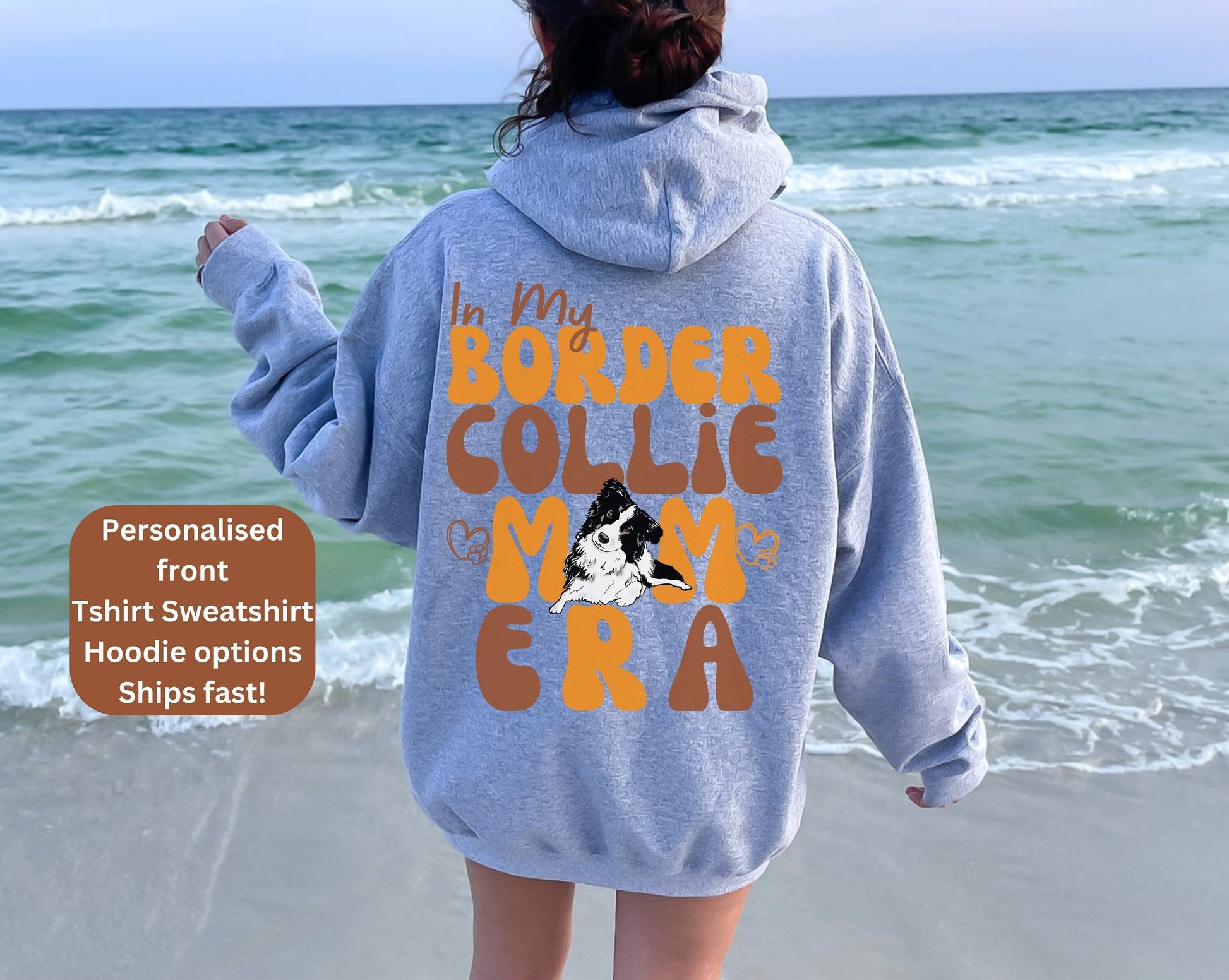 Border Collie Dog Mom era tshirt sweatshirt Hoodie gifts for women