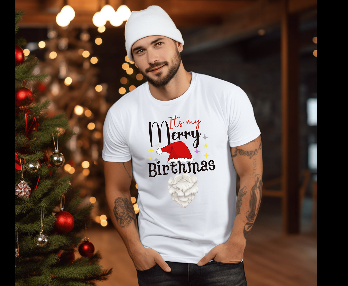 Its my merry Birthmas Christmas birthday shirt for male female boy girl christmas birthday tops