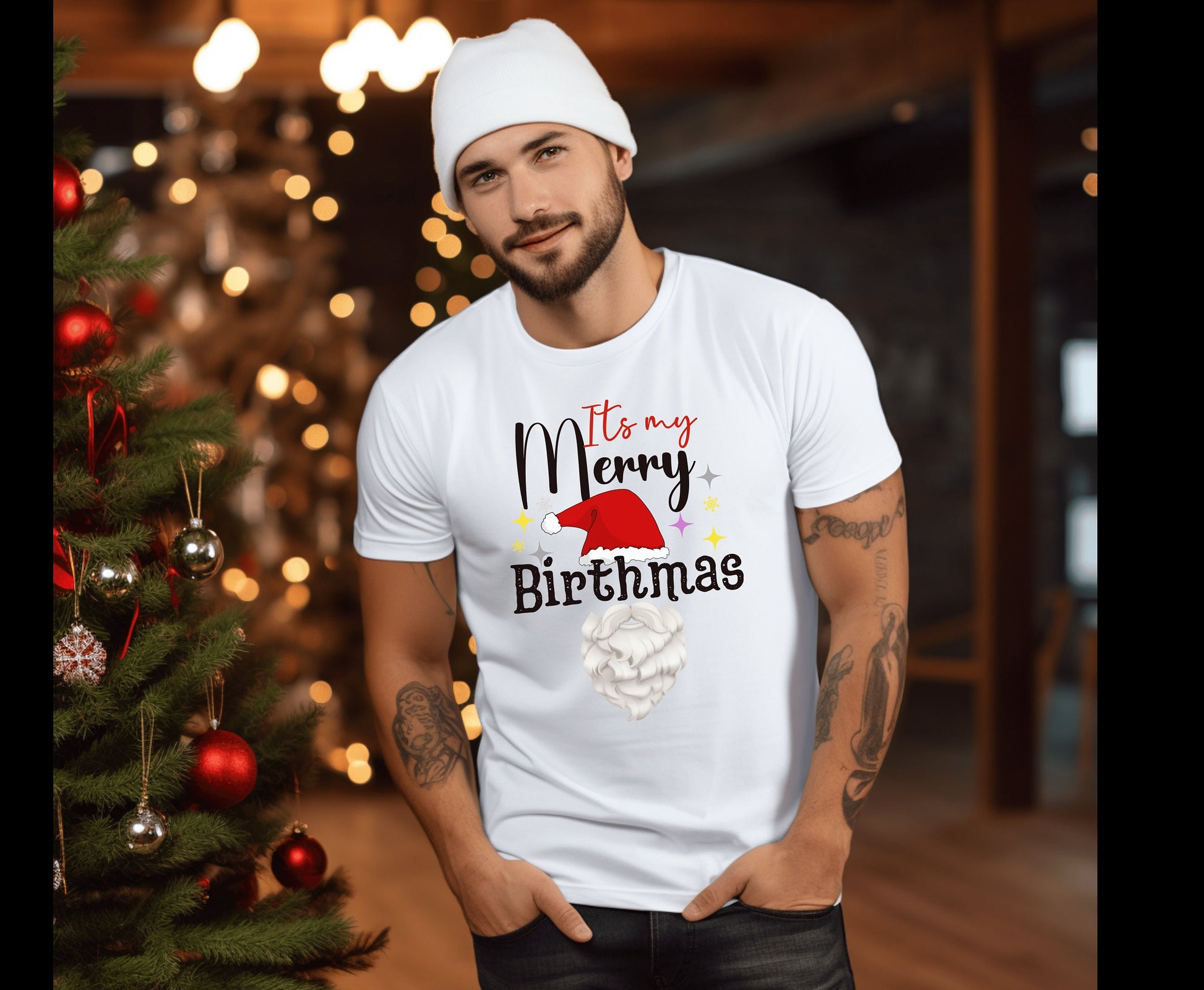 Its my merry Birthmas Christmas birthday shirt for male female boy girl christmas birthday tops