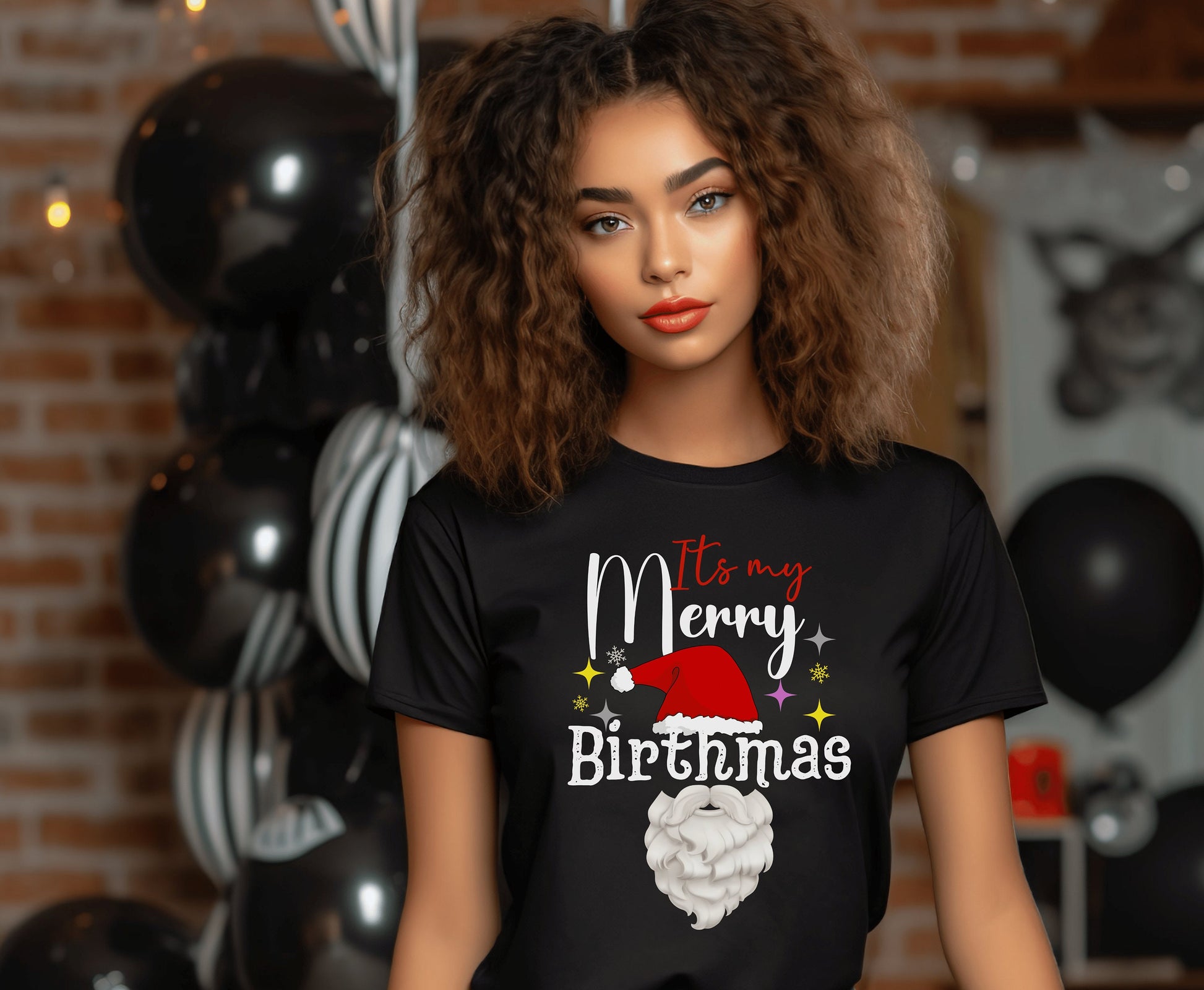 Its my merry Birthmas Christmas birthday shirt for male female boy girl christmas birthday tops