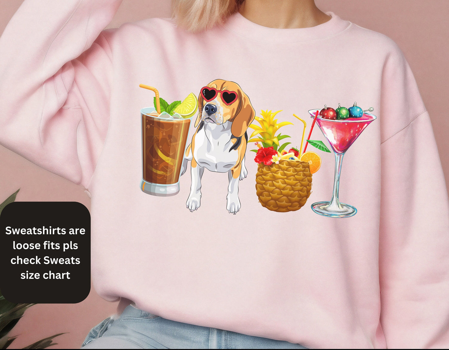 Cute Beagle dog unisex sweatshirt tshirt for dog dad dog mom women men shirt gifts for girlfriend boyfriend