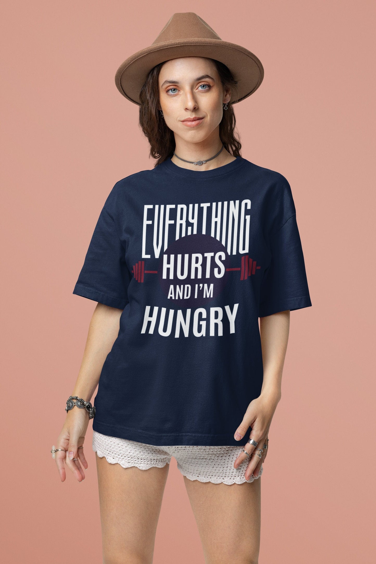 Unisex Gym Shirt for Men women Everything Hurts and I AM Hungry gifts for men women