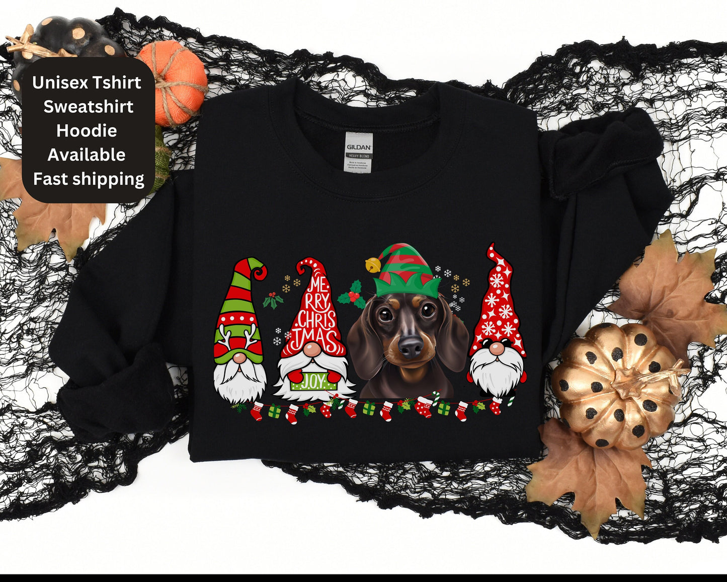 Colorful christmas top for dog owner, dog lover dog mom dog dad shirts gifts for xmas winter crewneck for men for women