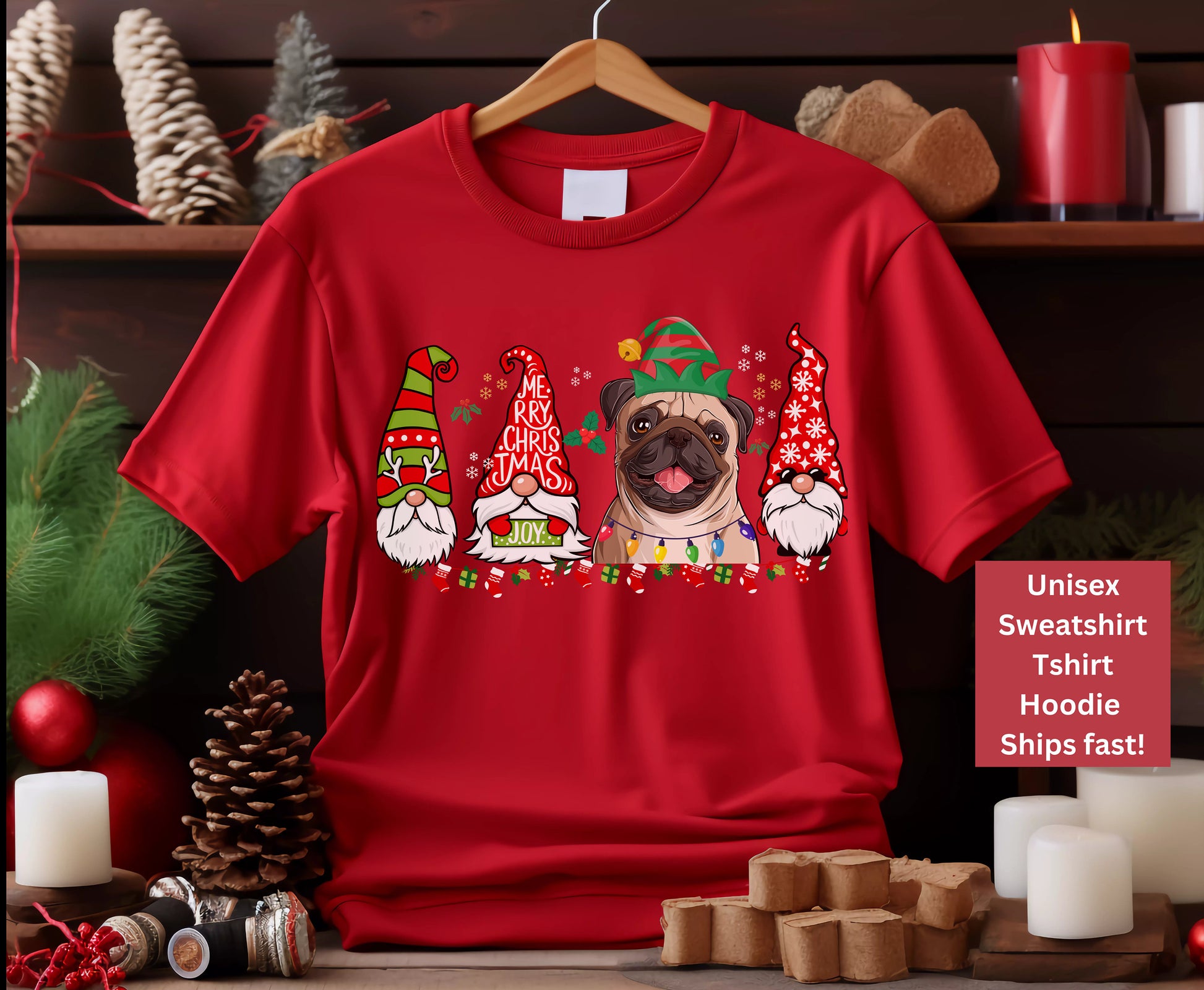 Colorful christmas top for dog owner, dog lover dog mom dog dad shirts gifts for xmas winter crewneck for men for women