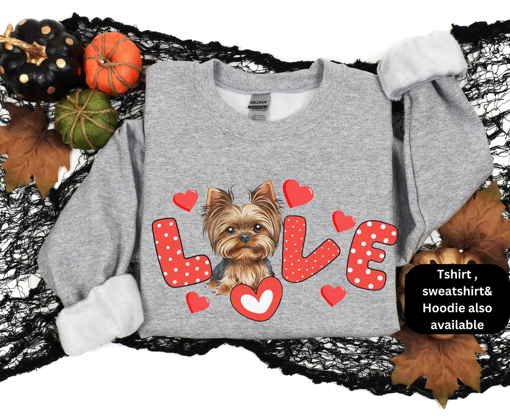 Yorkshire Terrier Dog Breed Unisex Crewneck Sweatshirt Tshirt Hoodie for men women