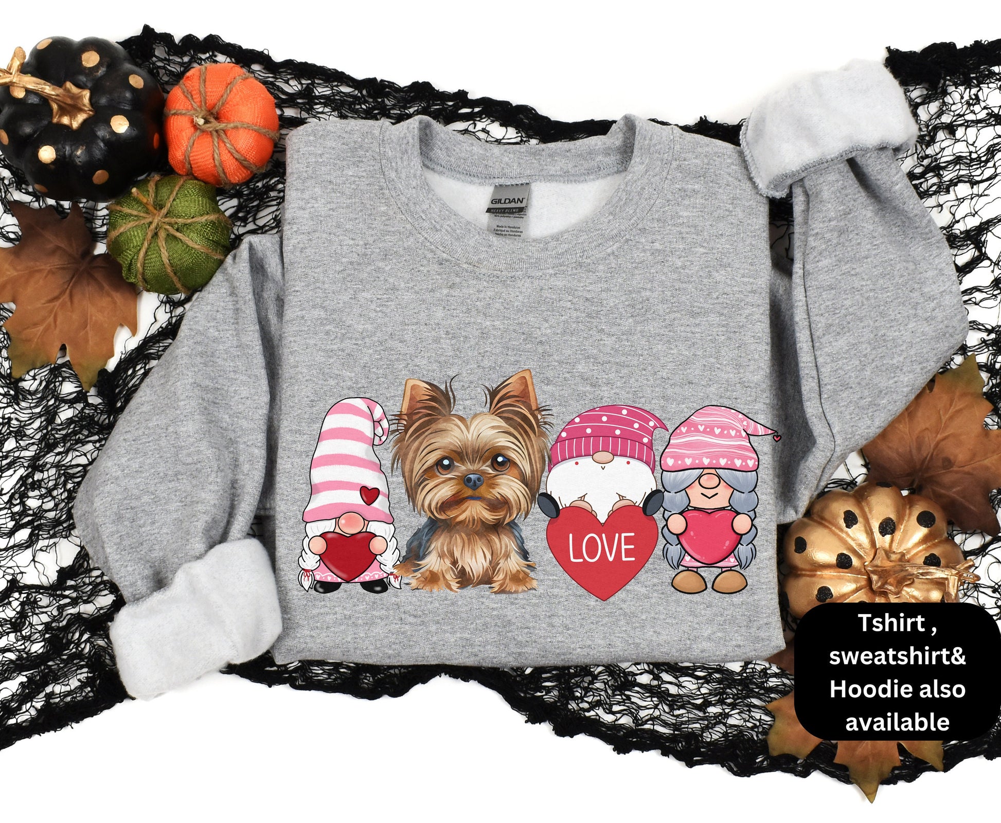 Yorkshire terrier dog breed unisex crewneck sweatshirt tshirt hoodie option for men women