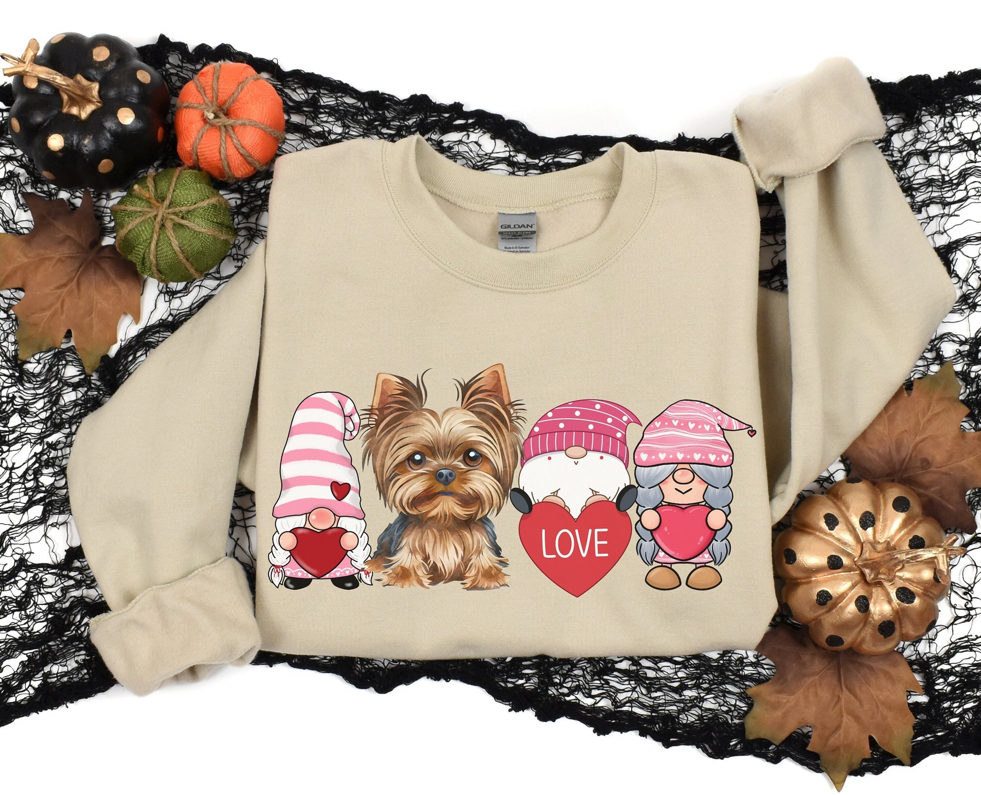 Yorkshire terrier dog breed unisex crewneck sweatshirt tshirt hoodie option for men women