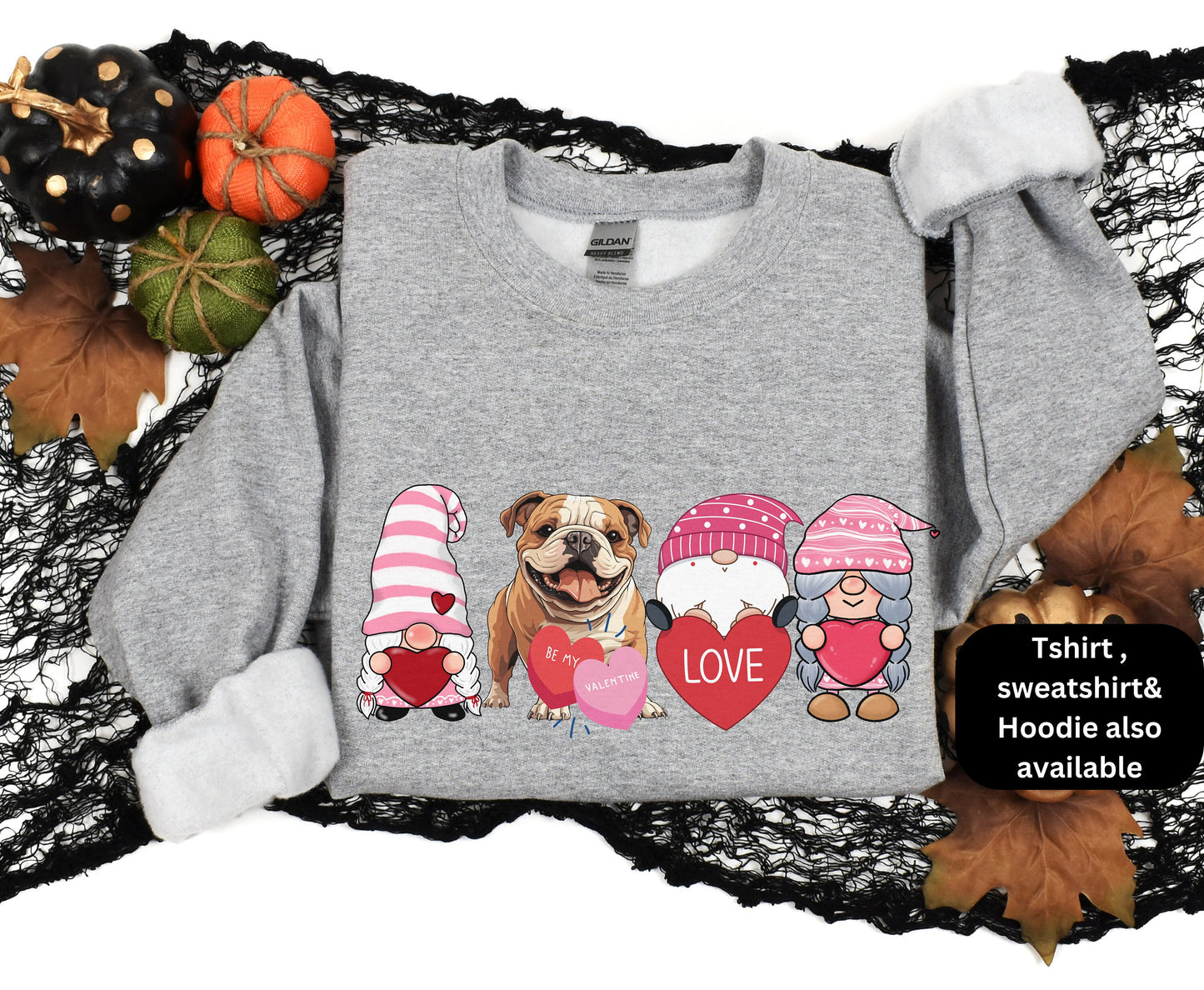 Bulldog valentine shirt Unisex shirt for men women crewneck sweatshirt tshirt hoodie