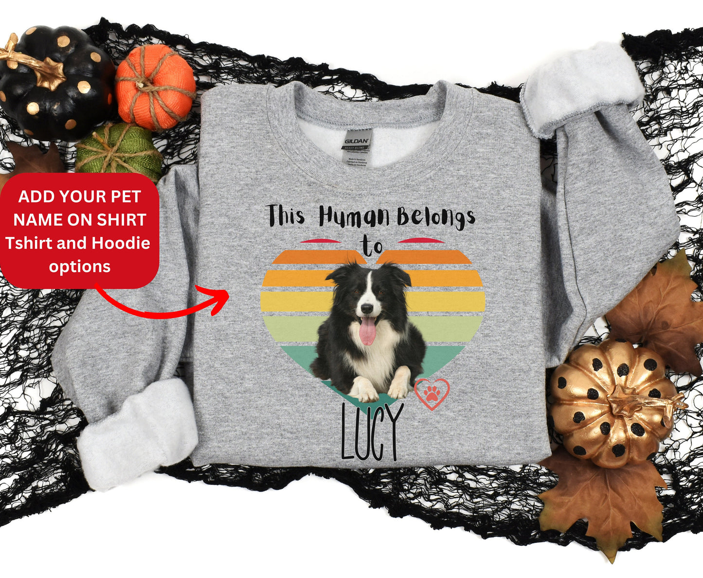 Personalized Border Collie Shirt for Dog Mom Dog Dad to Custom Pet Owner sweatshirt for Men Women Funny Border Collie lover Tshirt hoodie