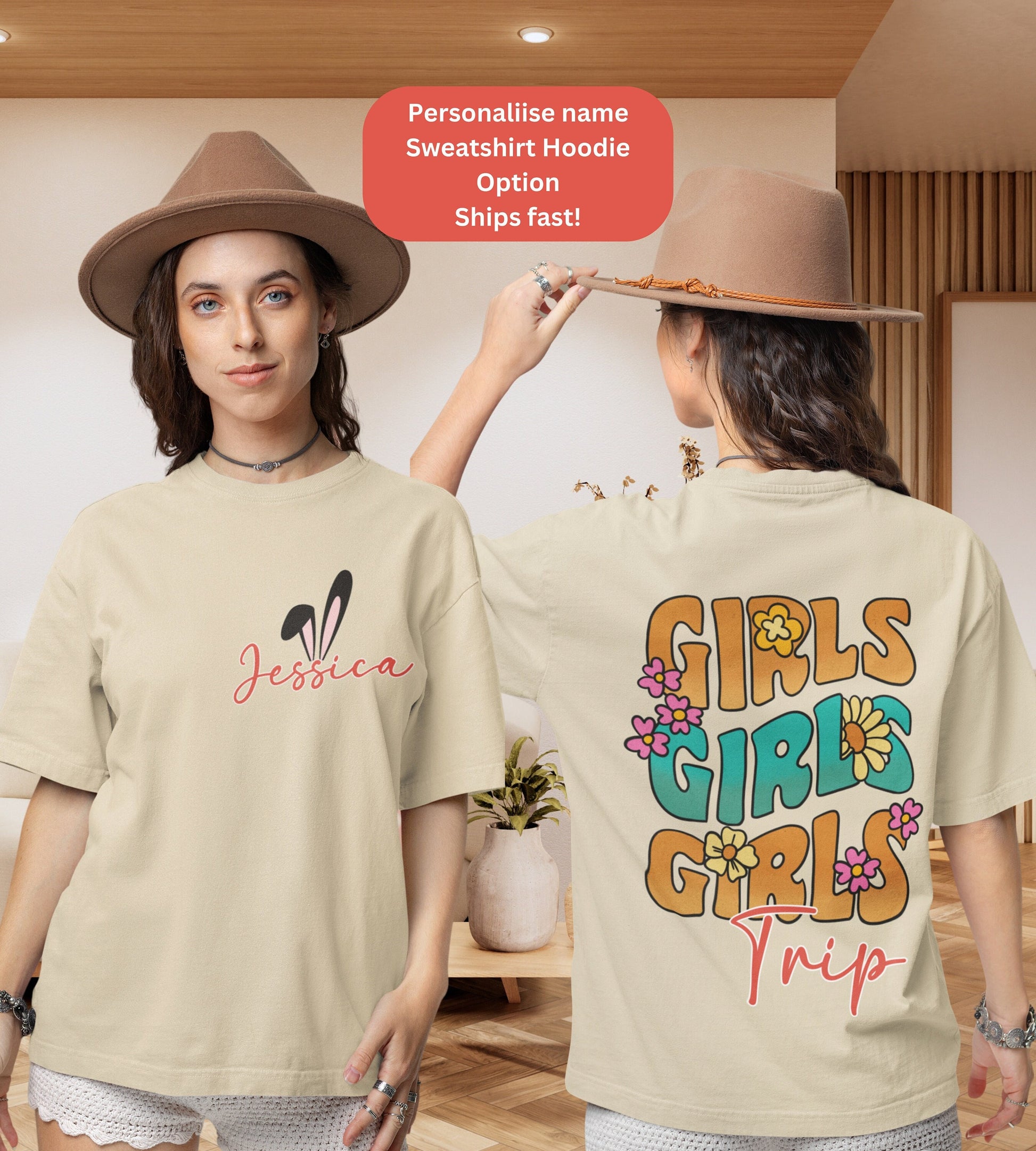 Retro girls trip shirt for women group shirt for girls trip cute retro shirt for girls trip women matching