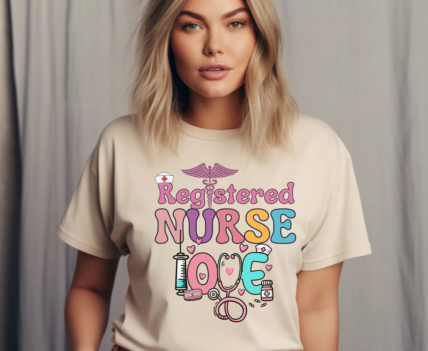 Personalisiertes Krankenschwester Shirt für Männer Frauen RN Valentinstag Shirt, Personalisierter Krankenschwester Hoodie Pullover Tierarzt Student Krankenschwester Abschluss Geschenk für Sie