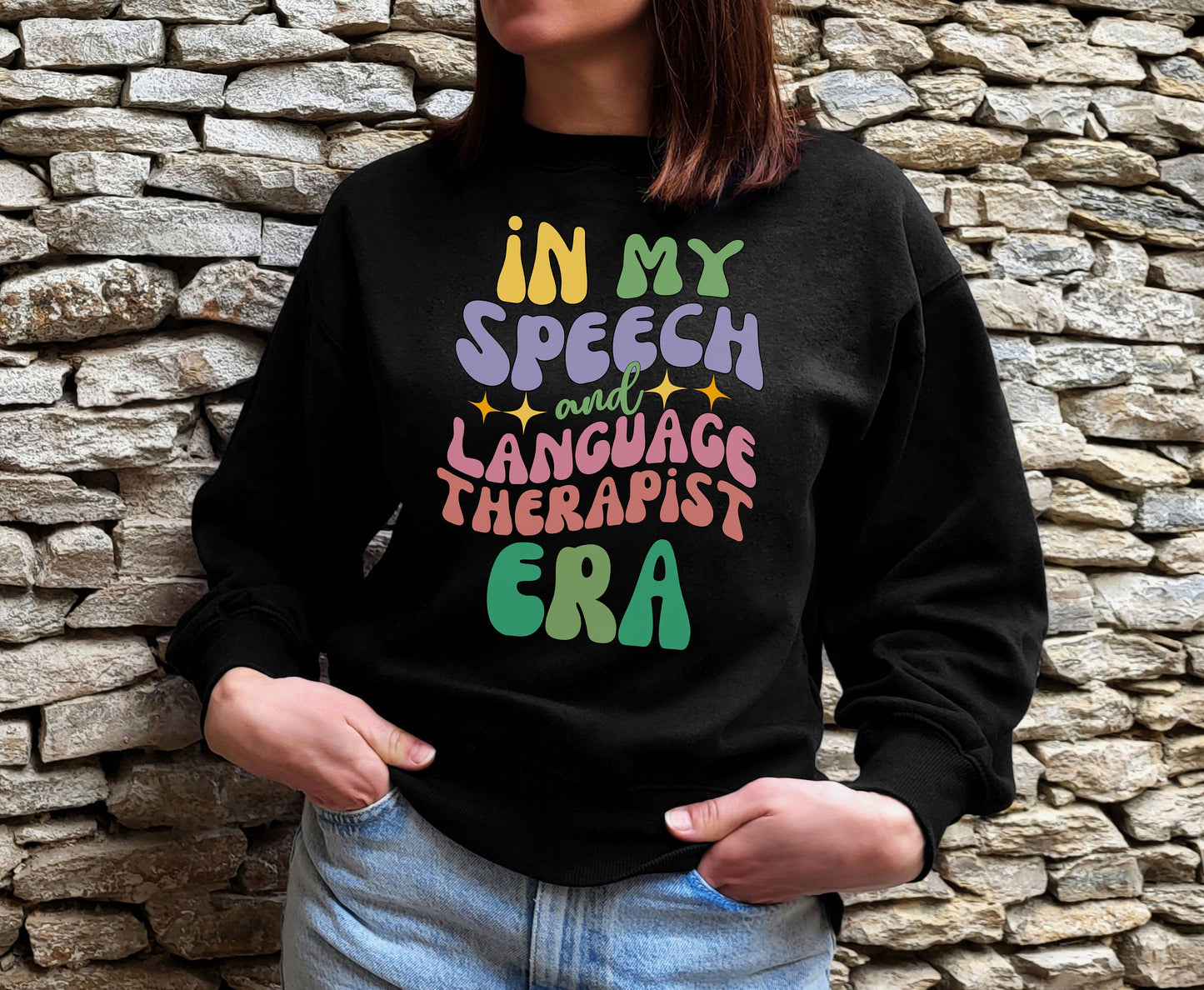 SLT Speech Language Therapist Tee - Sign Language Gift Sweatshirt