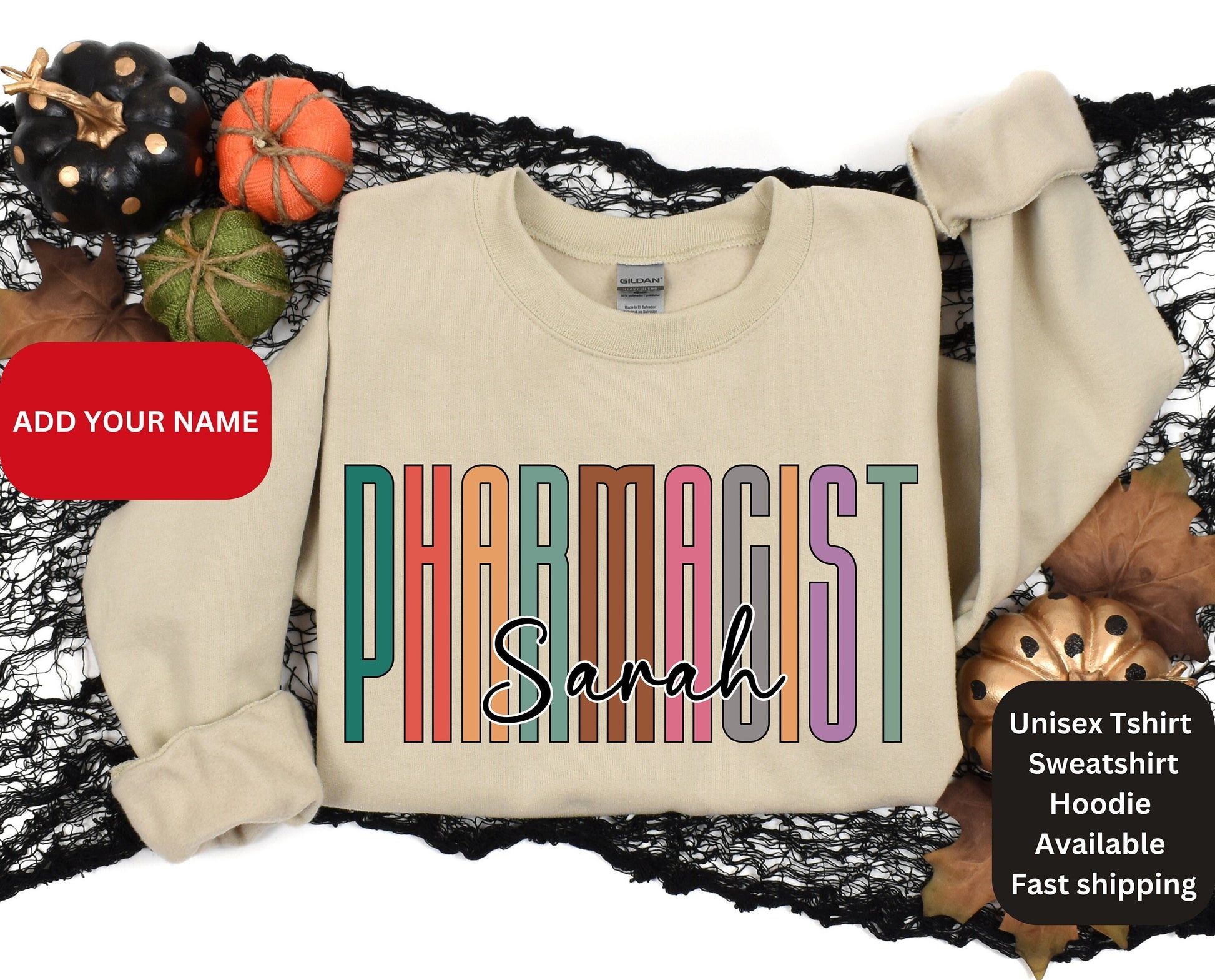 Pharmacist shirt for men women Unisex pharmacist matching shirt gift for him her PharmD winter crewneck crewneck for men women