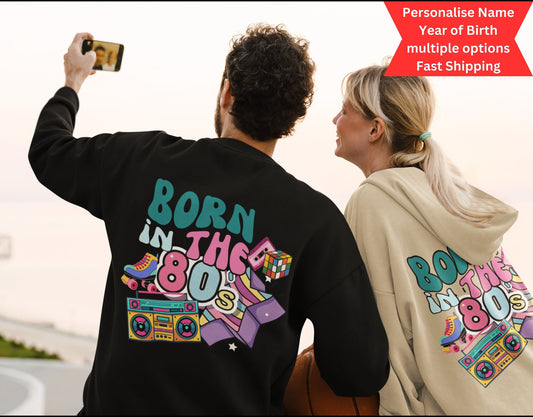 Retro Born in the 80s Vsco Birthday shirt tshirt sweatshirt hoodie for men women