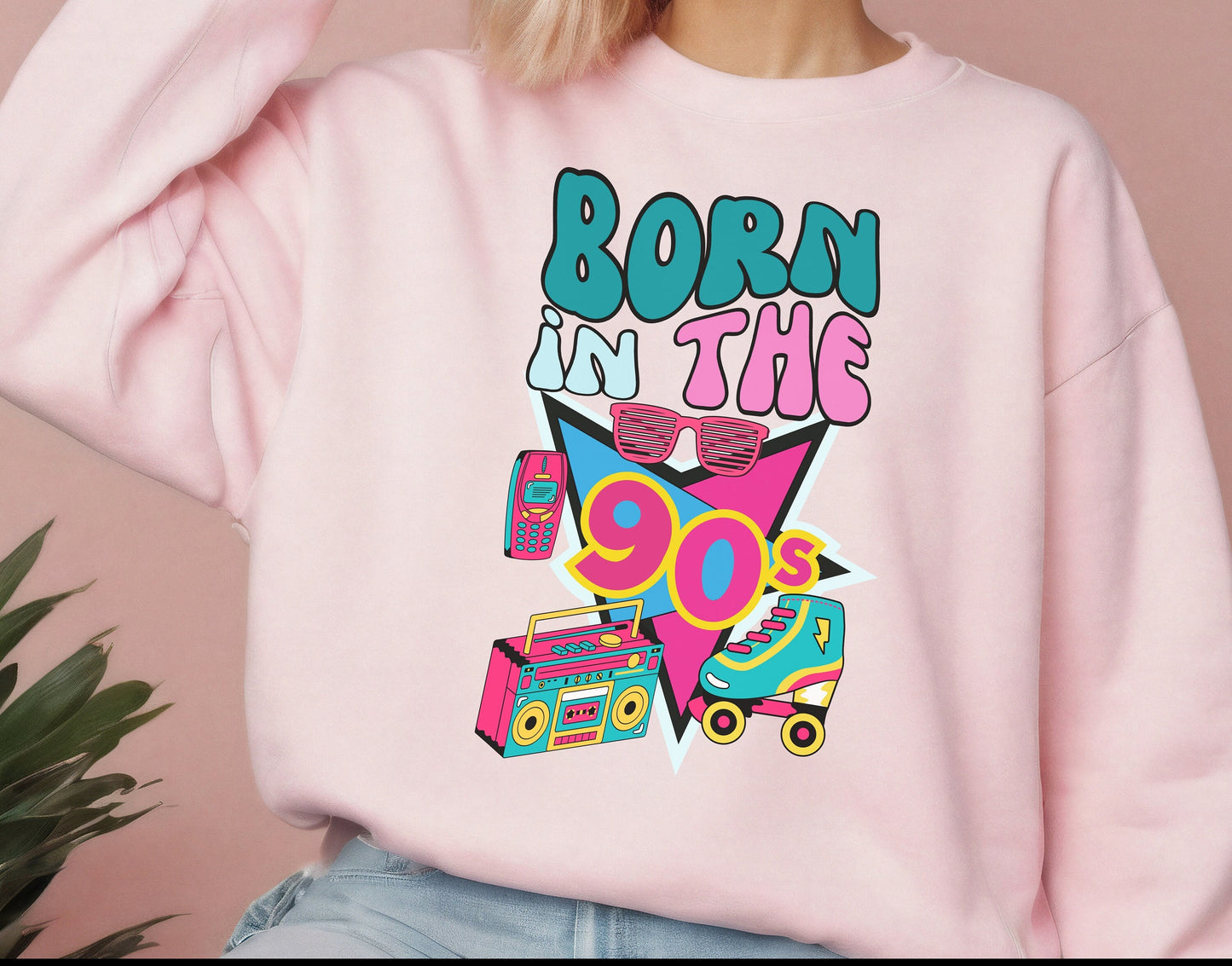 90s Retro Shirt Unisex Birthday Sweatshirt Gift for Men and Women