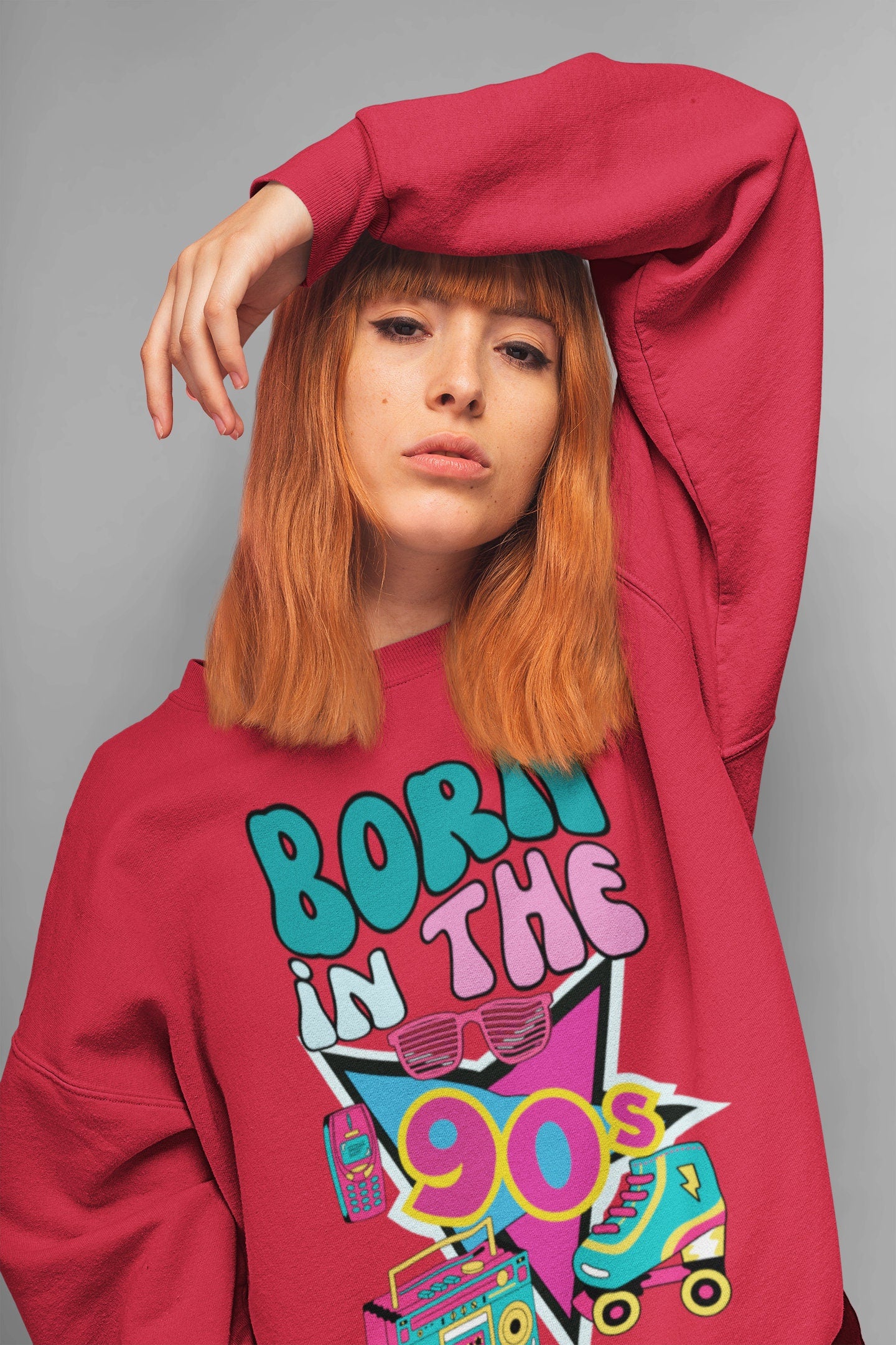 Born in the 90s Unisex retro shirt for men women boy girl birthday 30th 25th birthday shirt sweatshirt hoodie