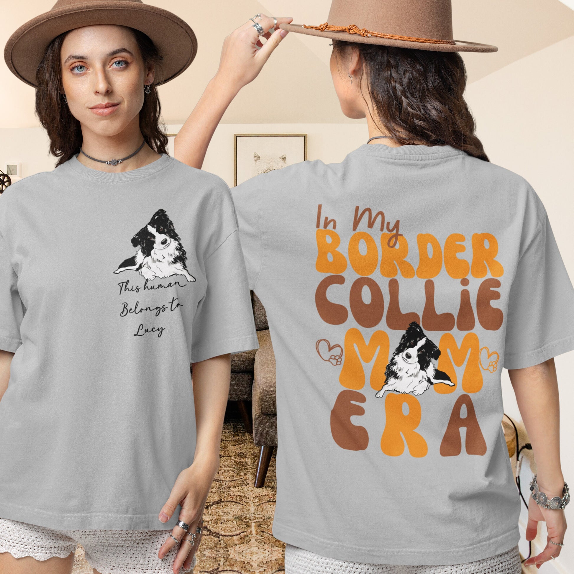 Border Collie Dog Mom era tshirt sweatshirt Hoodie gifts for women