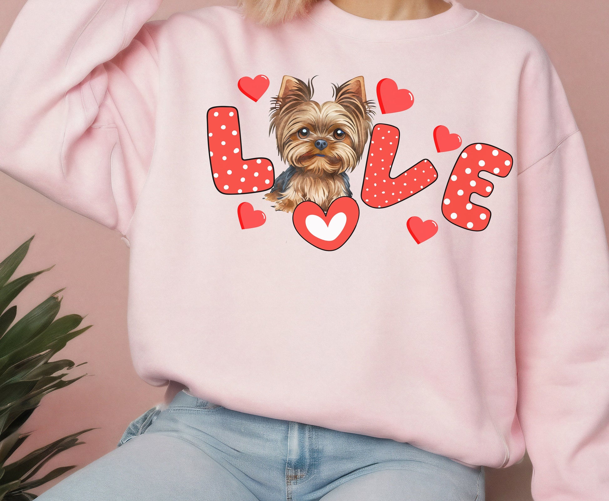 Yorkshire Terrier Dog Breed Unisex Crewneck Sweatshirt Tshirt Hoodie for men women