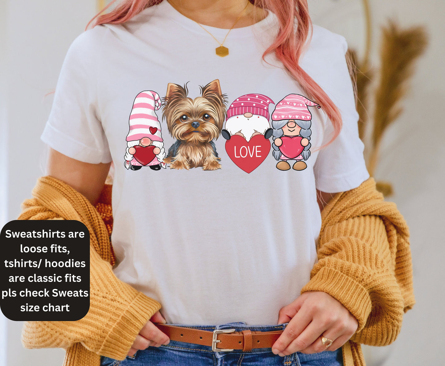 Yorkie Dog Holiday Shirt - Trendy Valentine Tee for Pet Parents