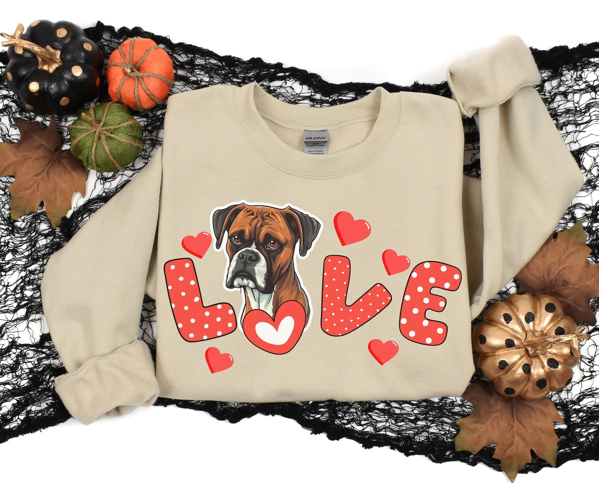 Boxer dog valentine shirt for men women unisex crewneck for him her gifts dog owner  lover shirt